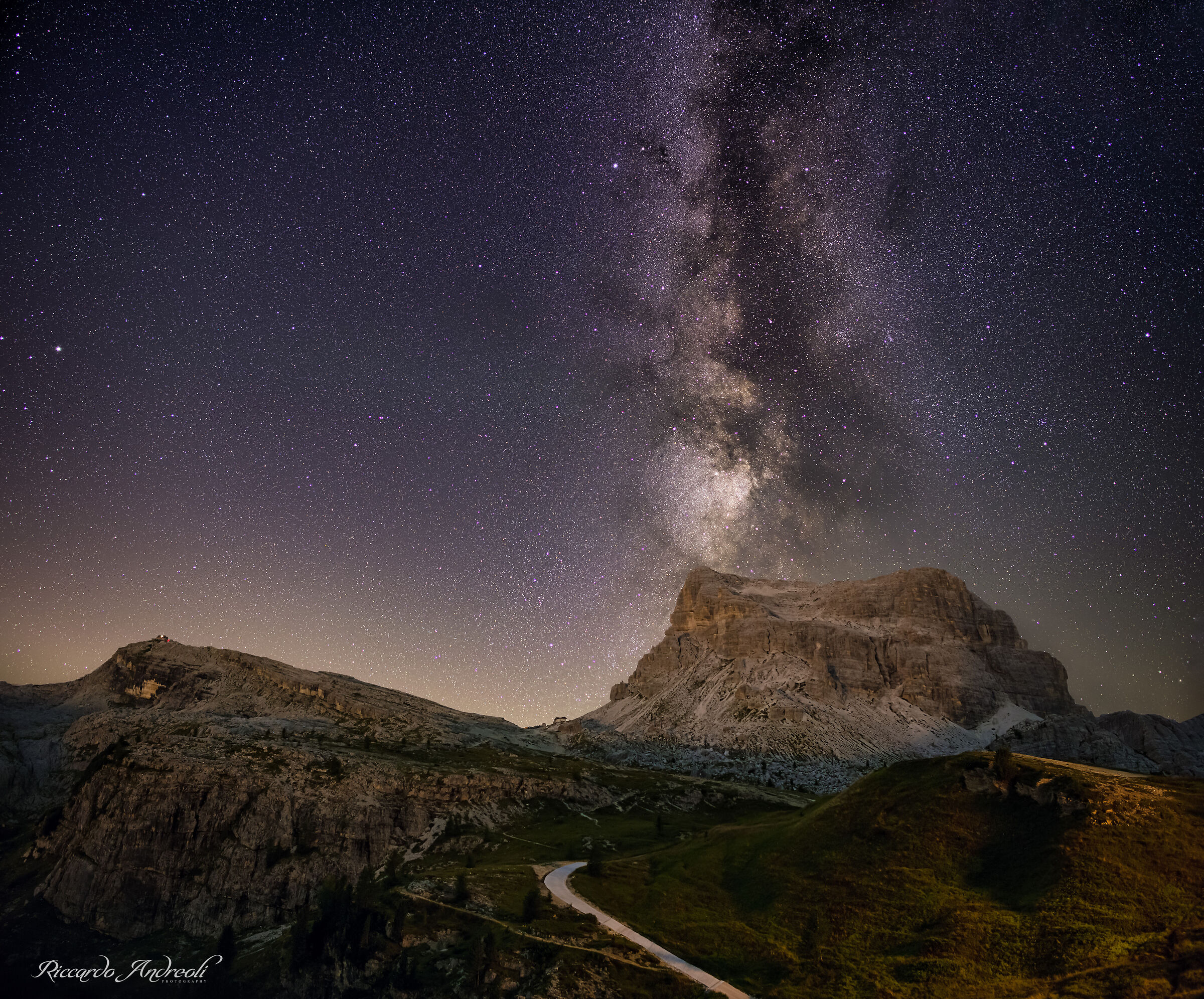 Nuvolau and Averau, August Milky Way
