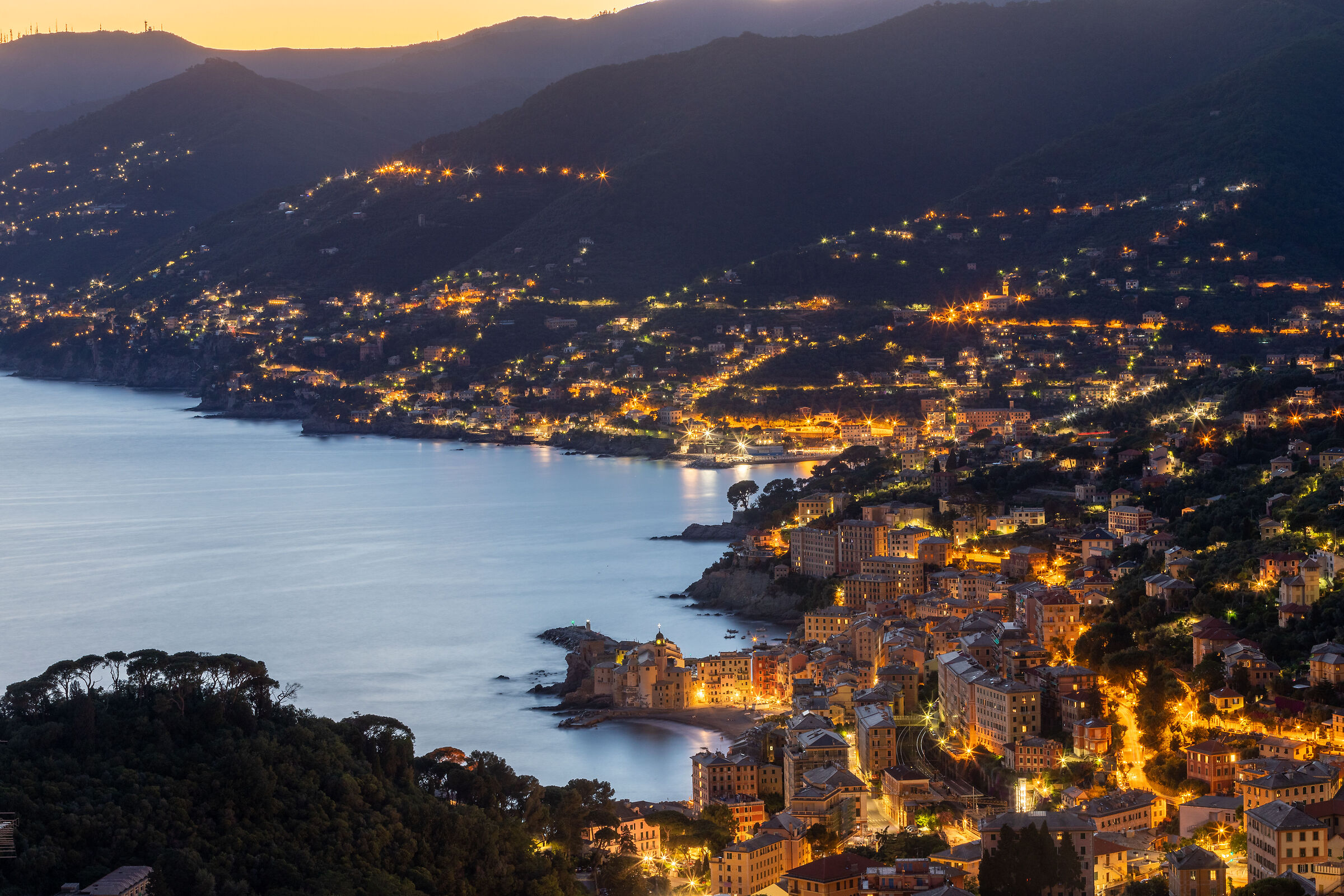 Camogli during the golden hour