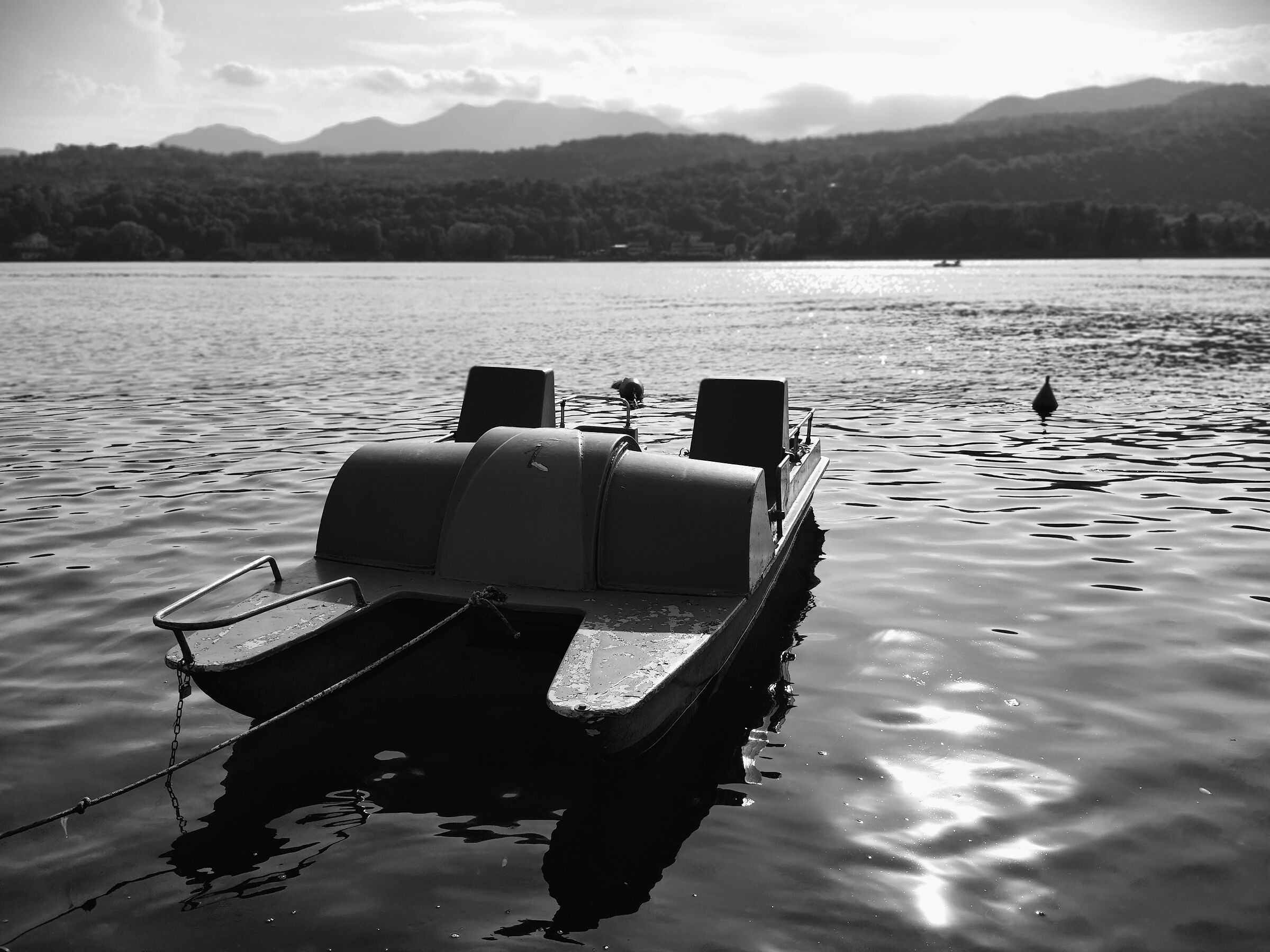 Avigliana Beach, ma in bw