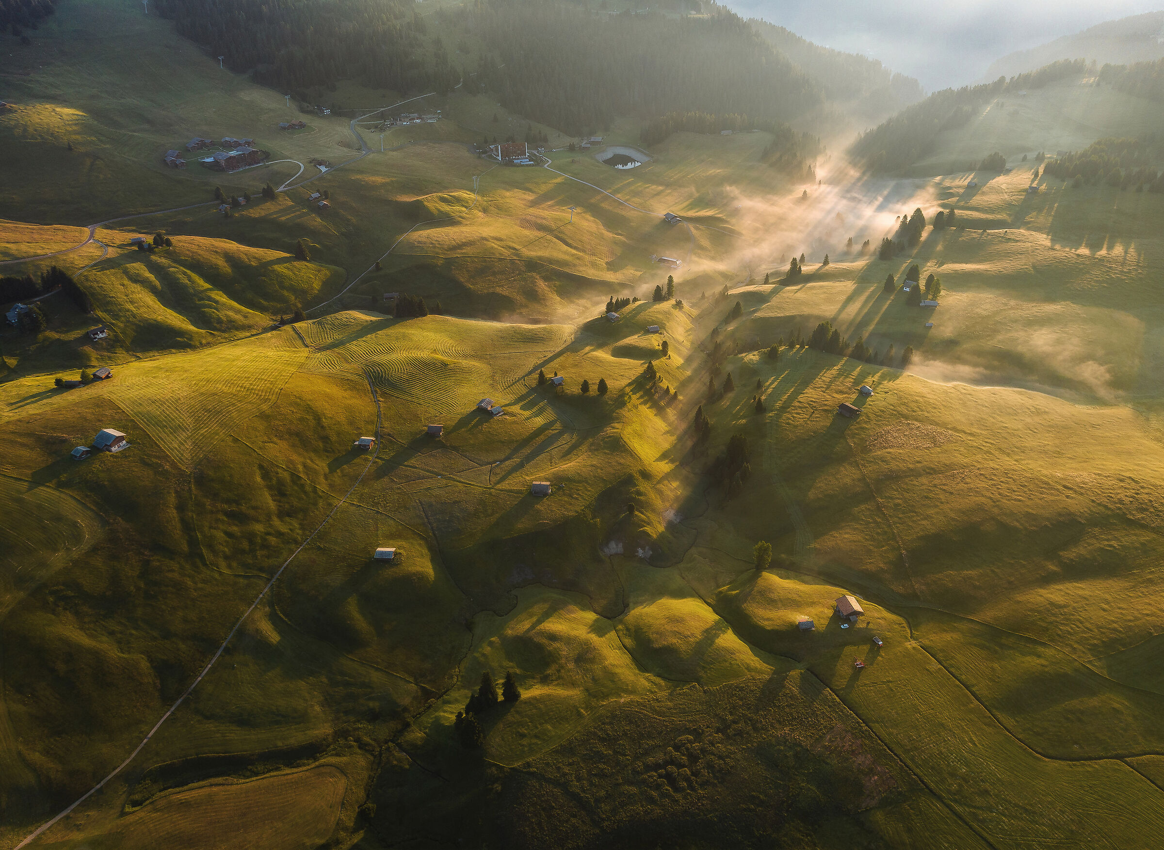 Sunrise at Seiser Alm