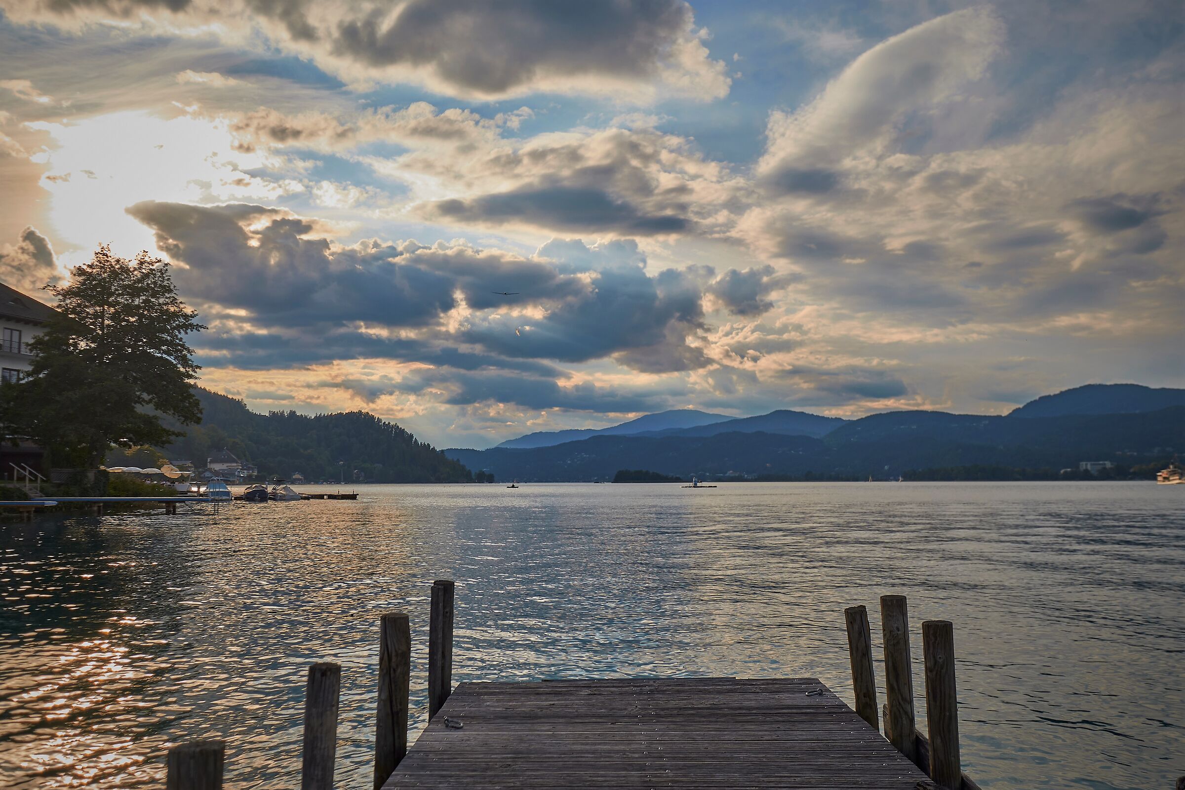 Tramonto sul Wörthersee
