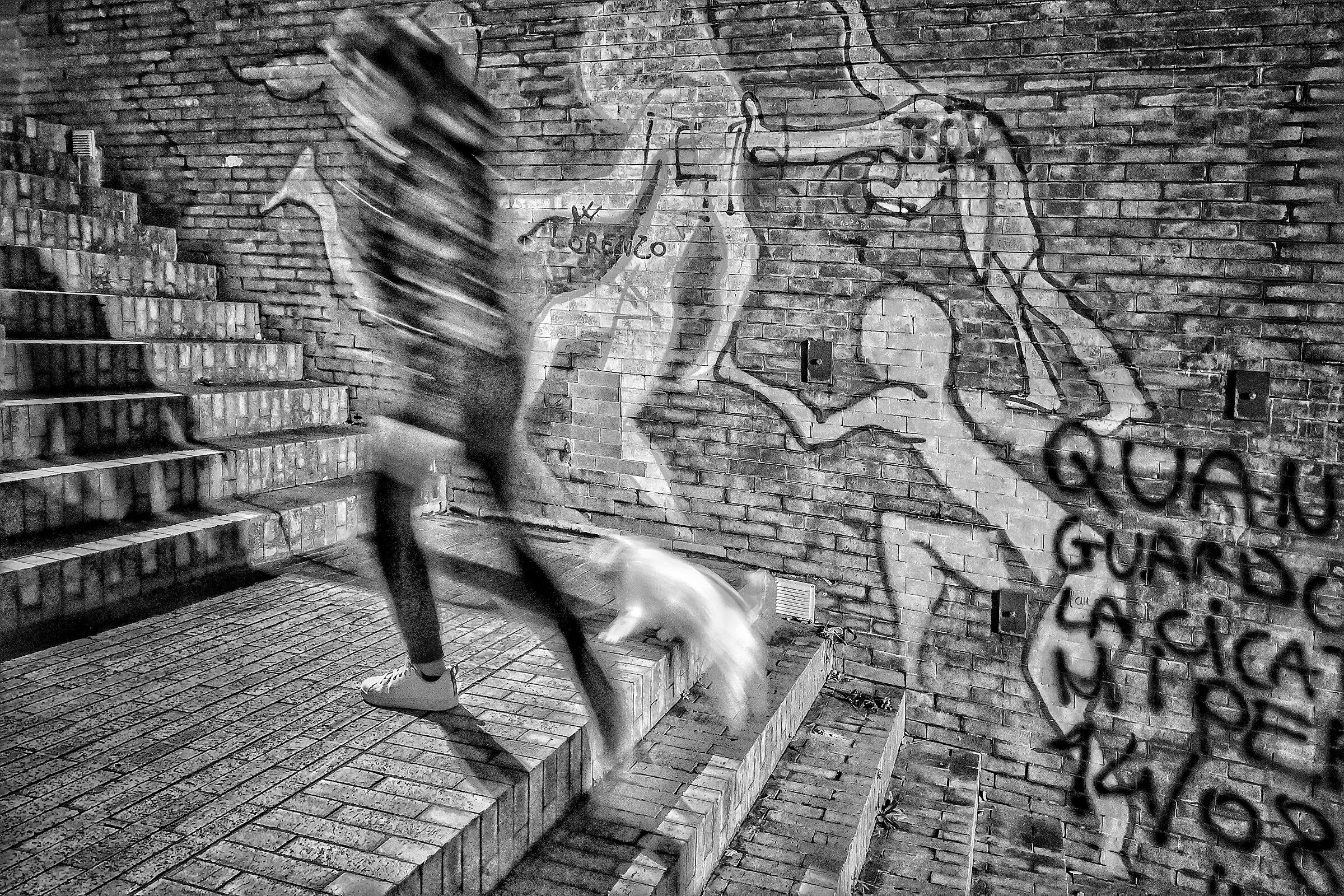 Salire le scale di corsa