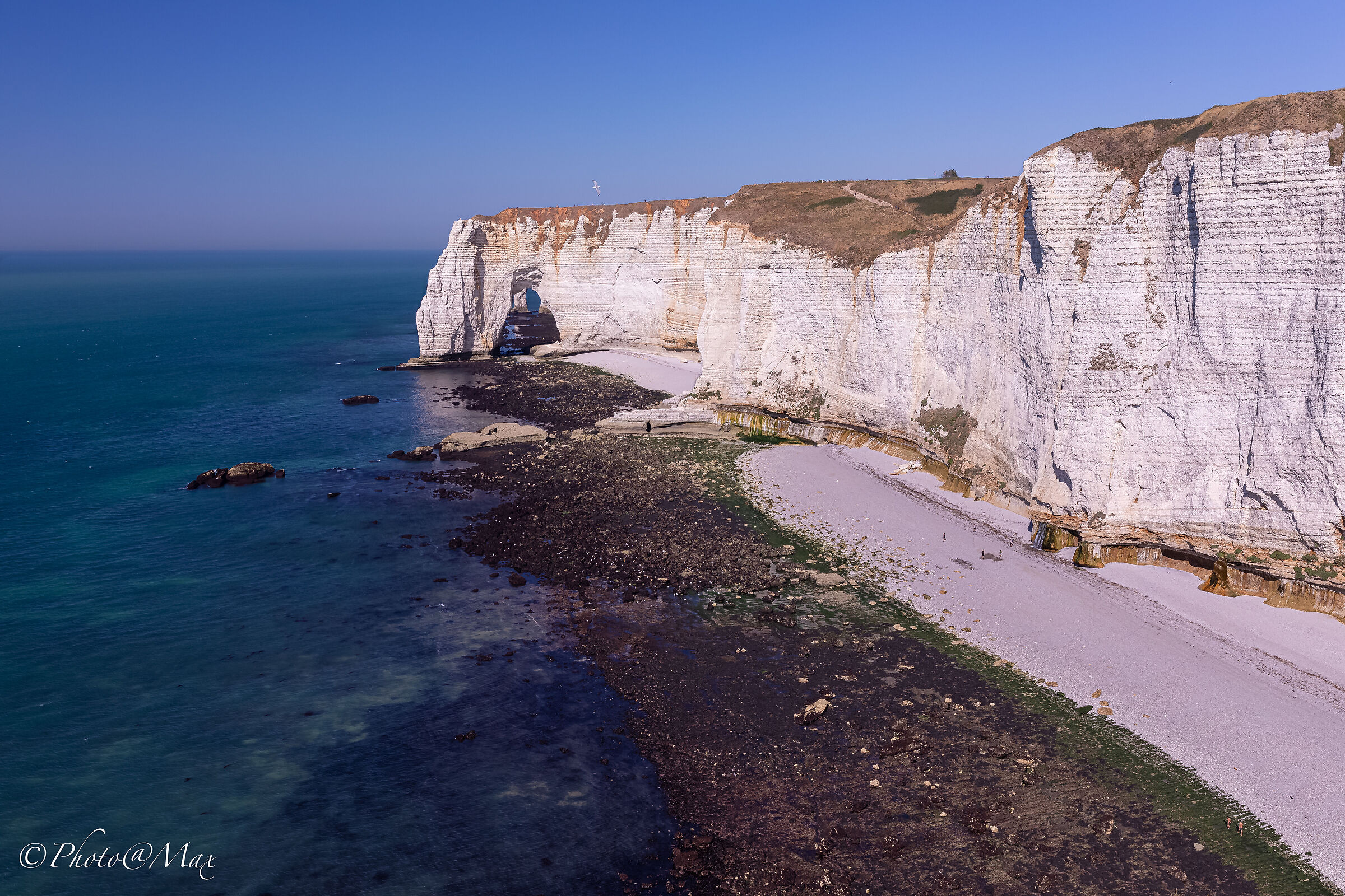 the white cliffs of Etretat