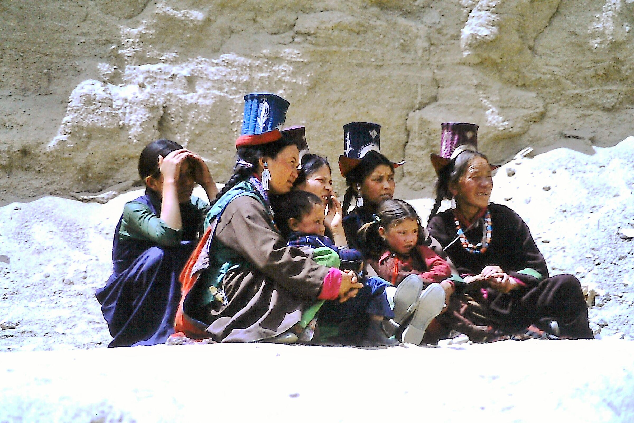 Leh capital Laddah -August 1983 -traditional costumes