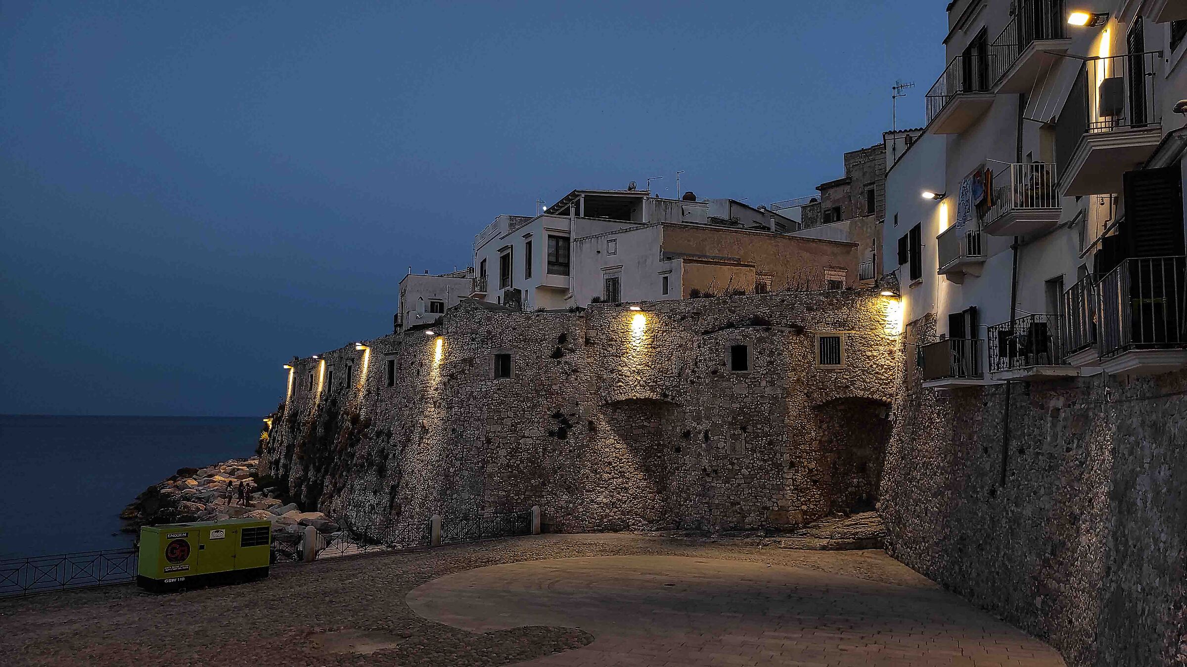 Vieste in the evening