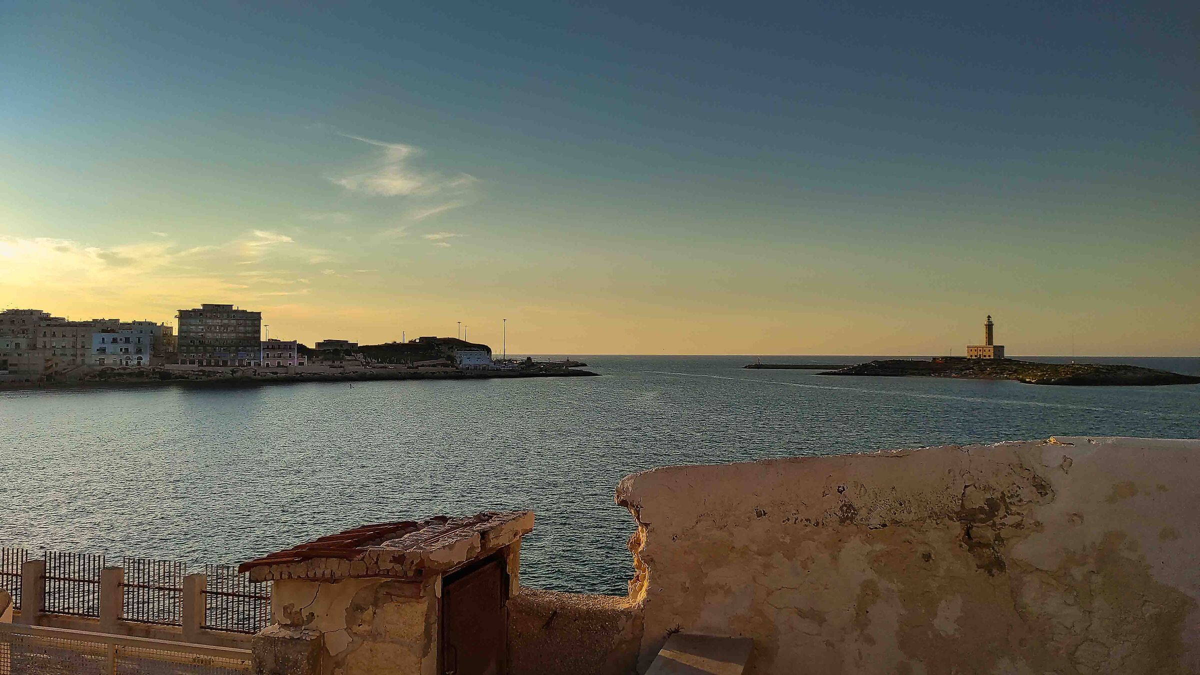 Vieste in the evening