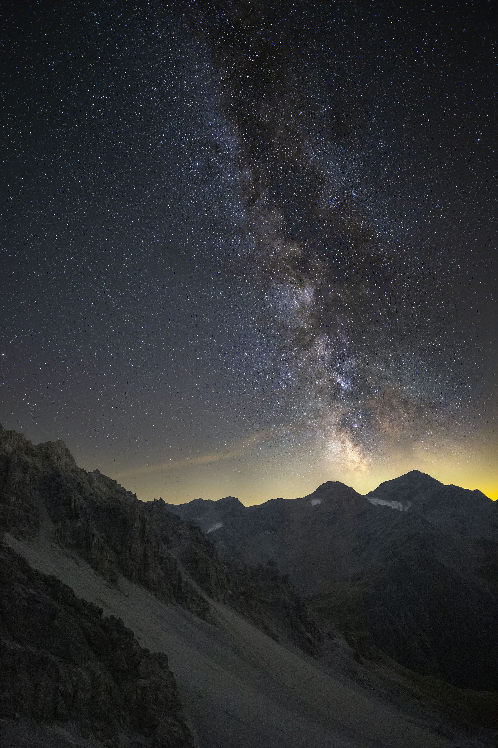 La buona notte in alta quota