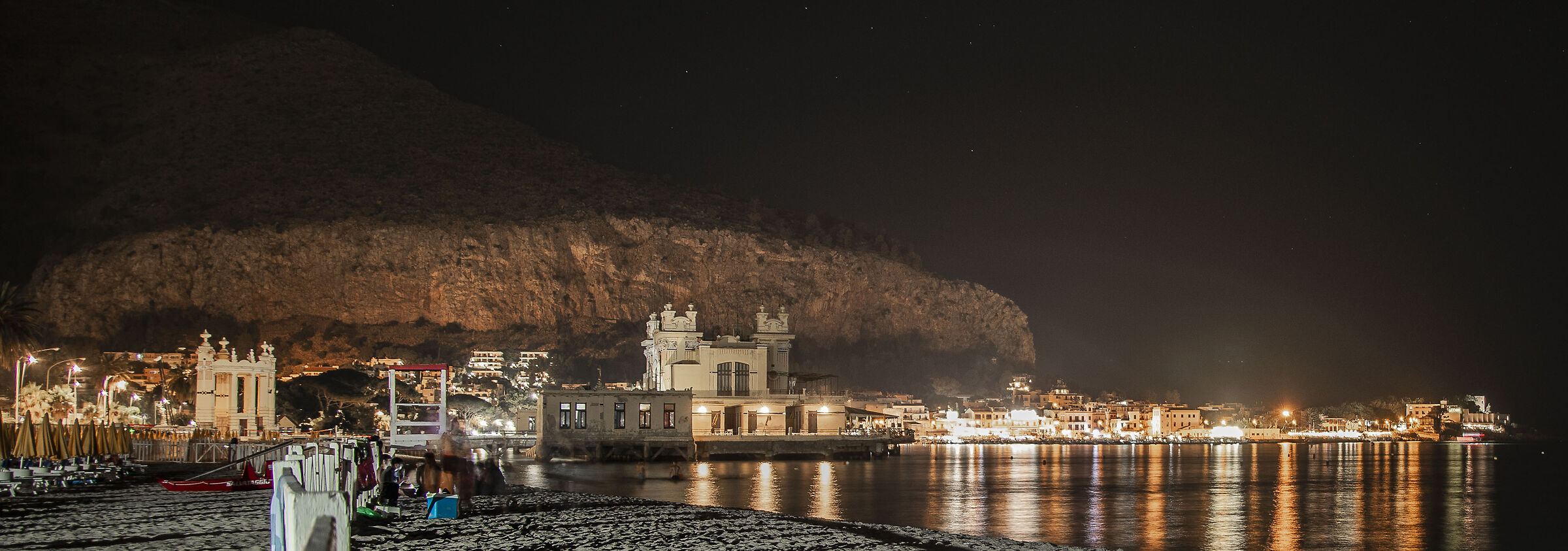 Mondello by night (Pa) - Italy