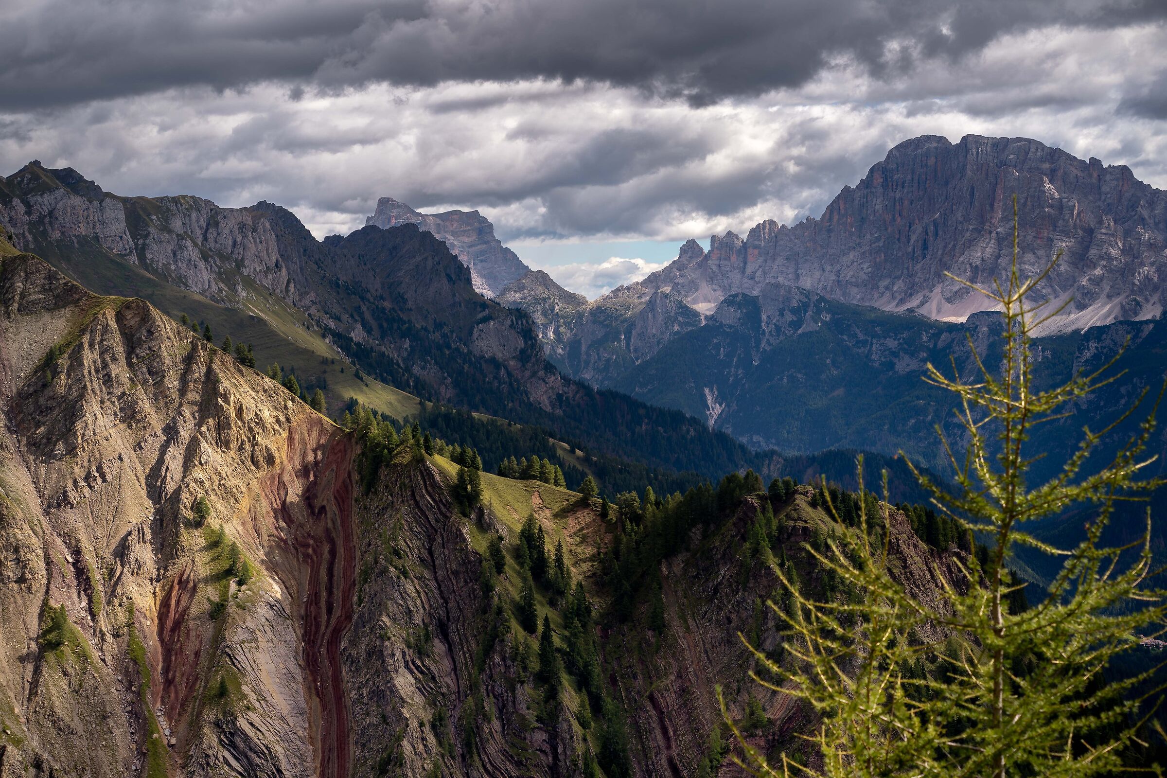 Civetta e Pelmo da Sass Dela palaza