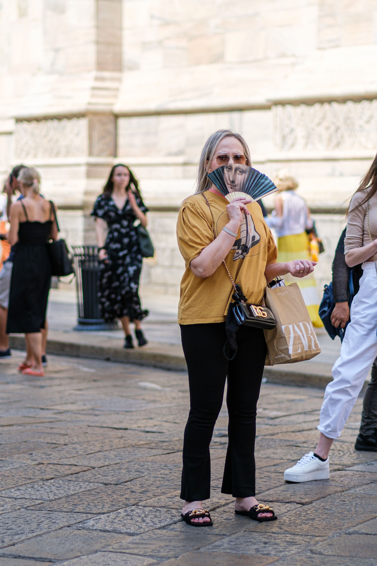 The smile of the Mona Lisa