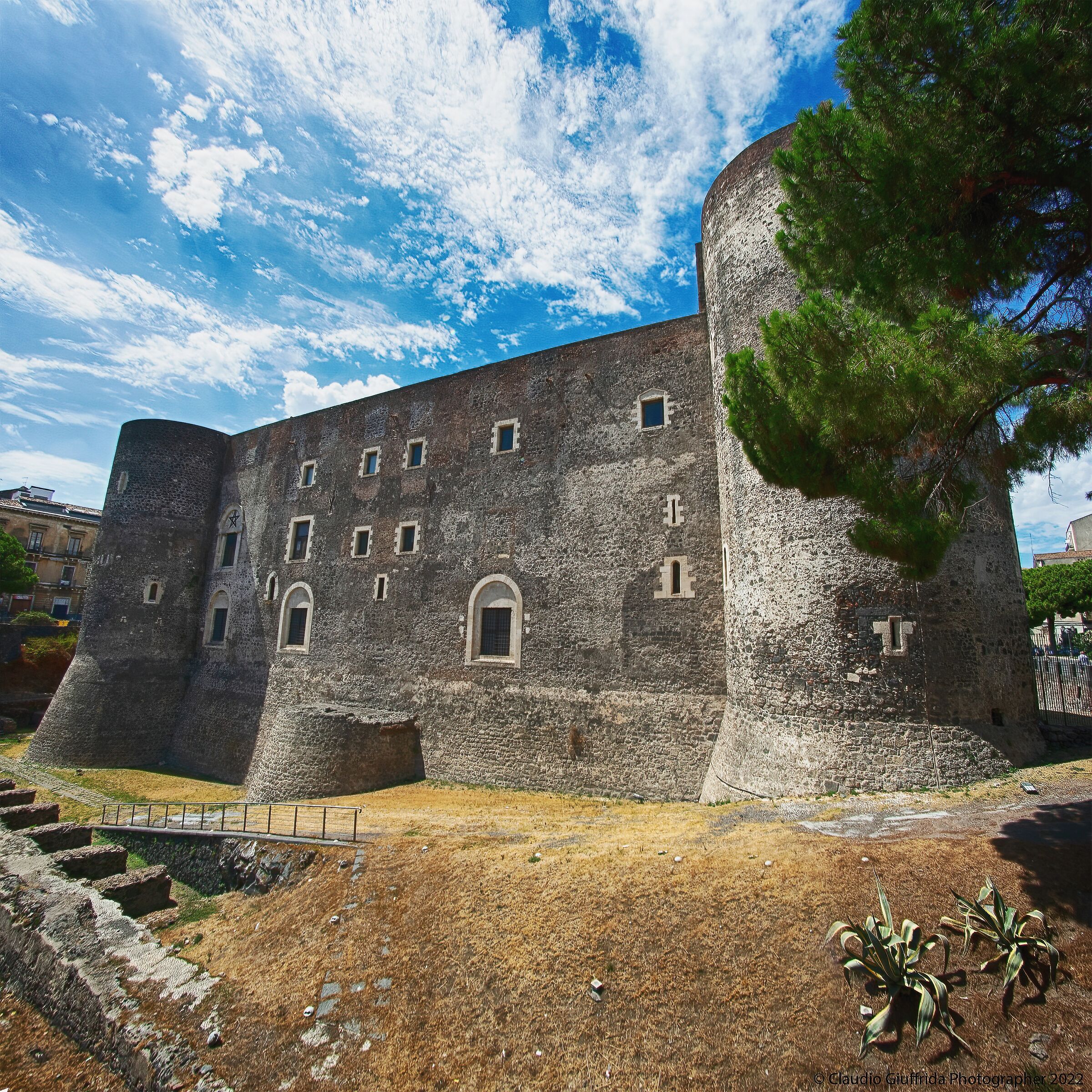 Postcard from Catania: The Ursino castle.