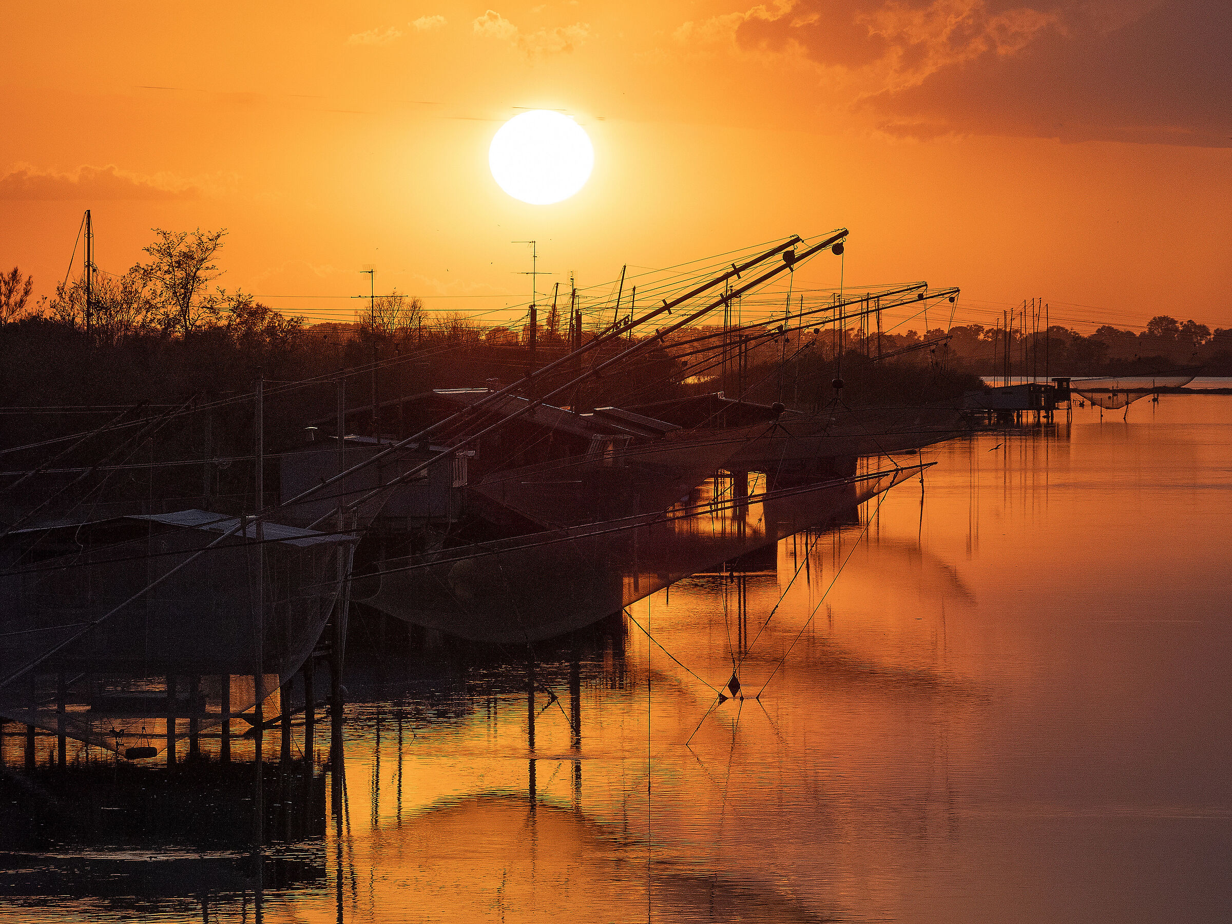 Tramonto in laguna