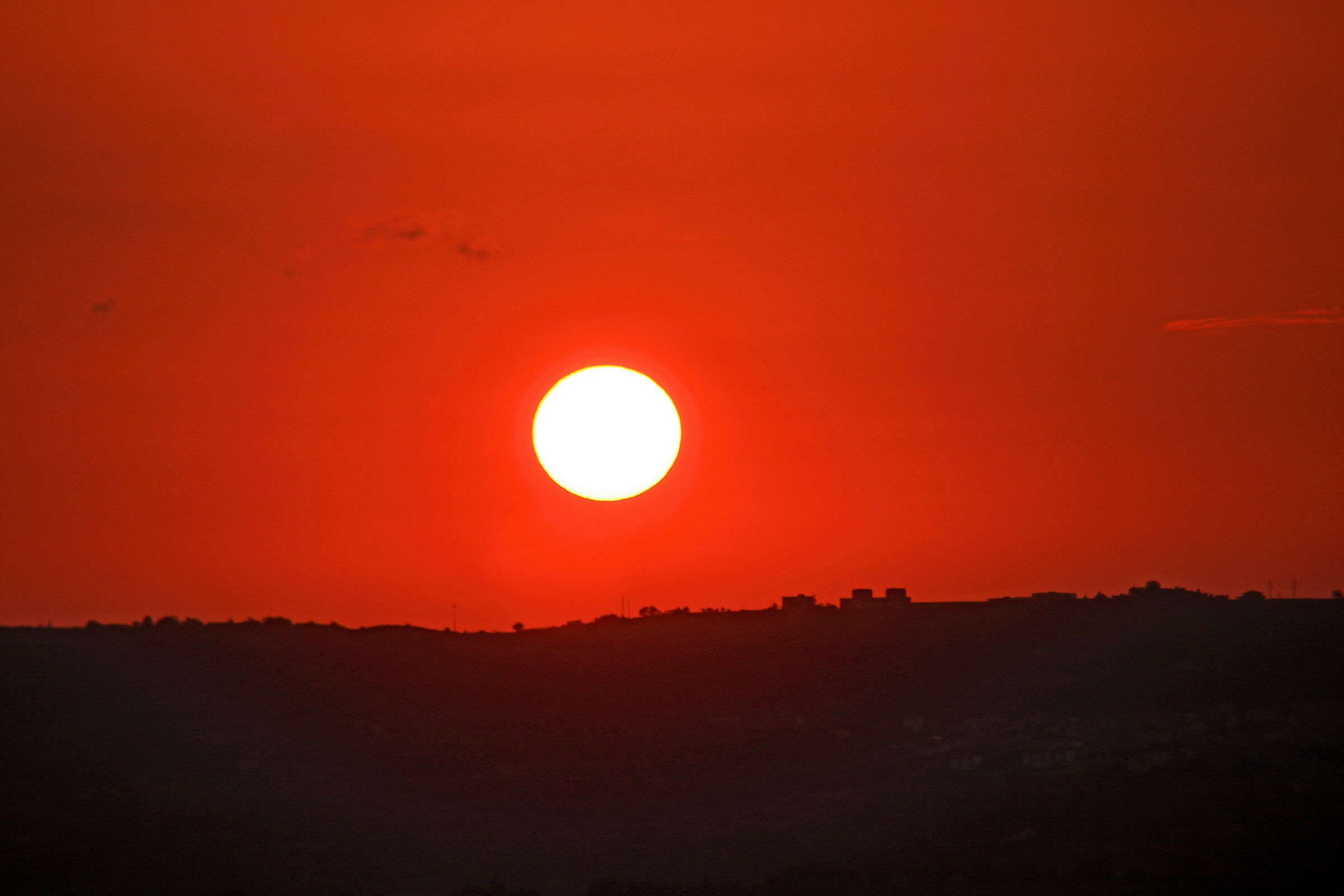Tramonto sulle Serre calabresi