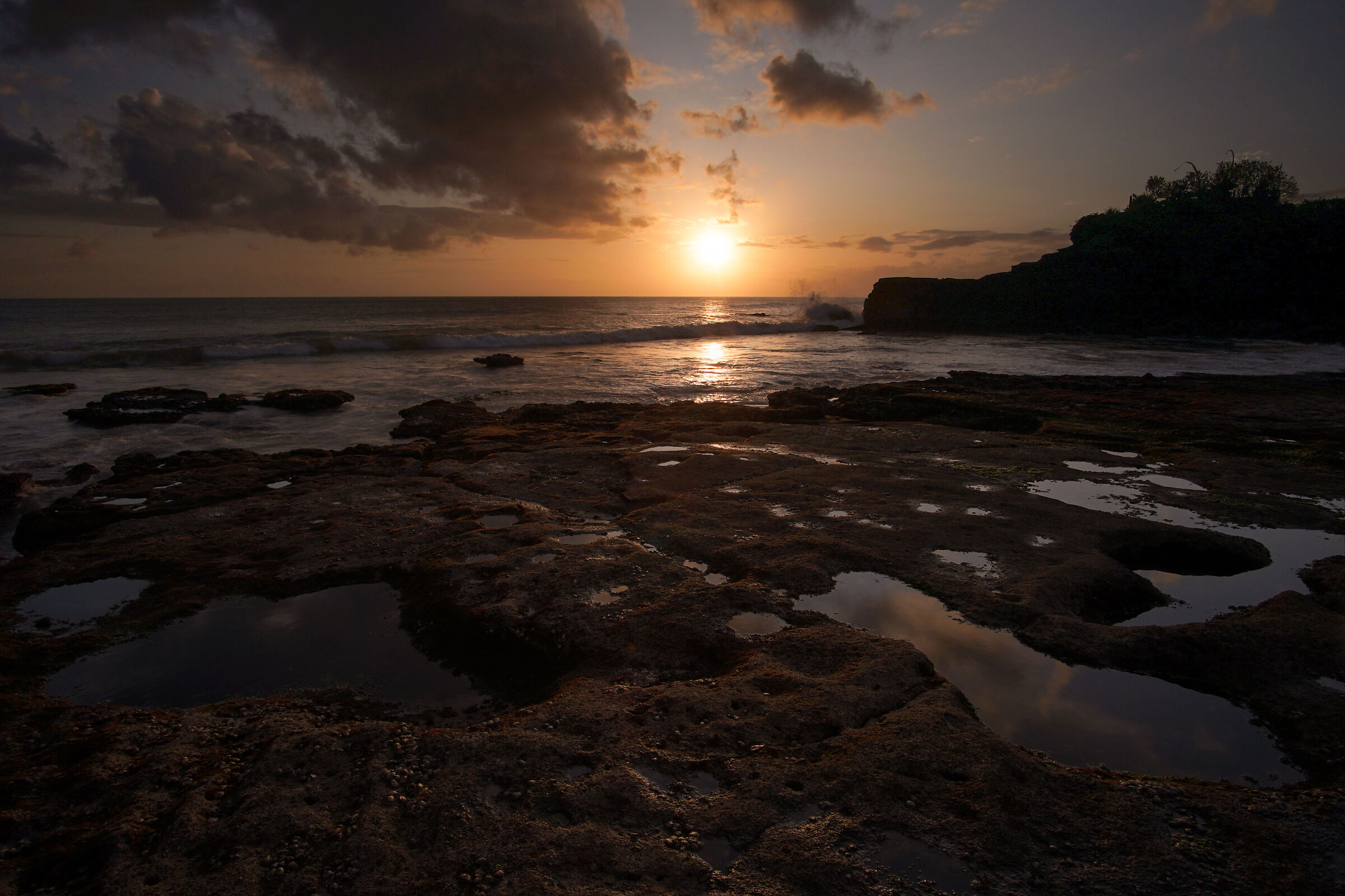 Sunset at Tanah Lot