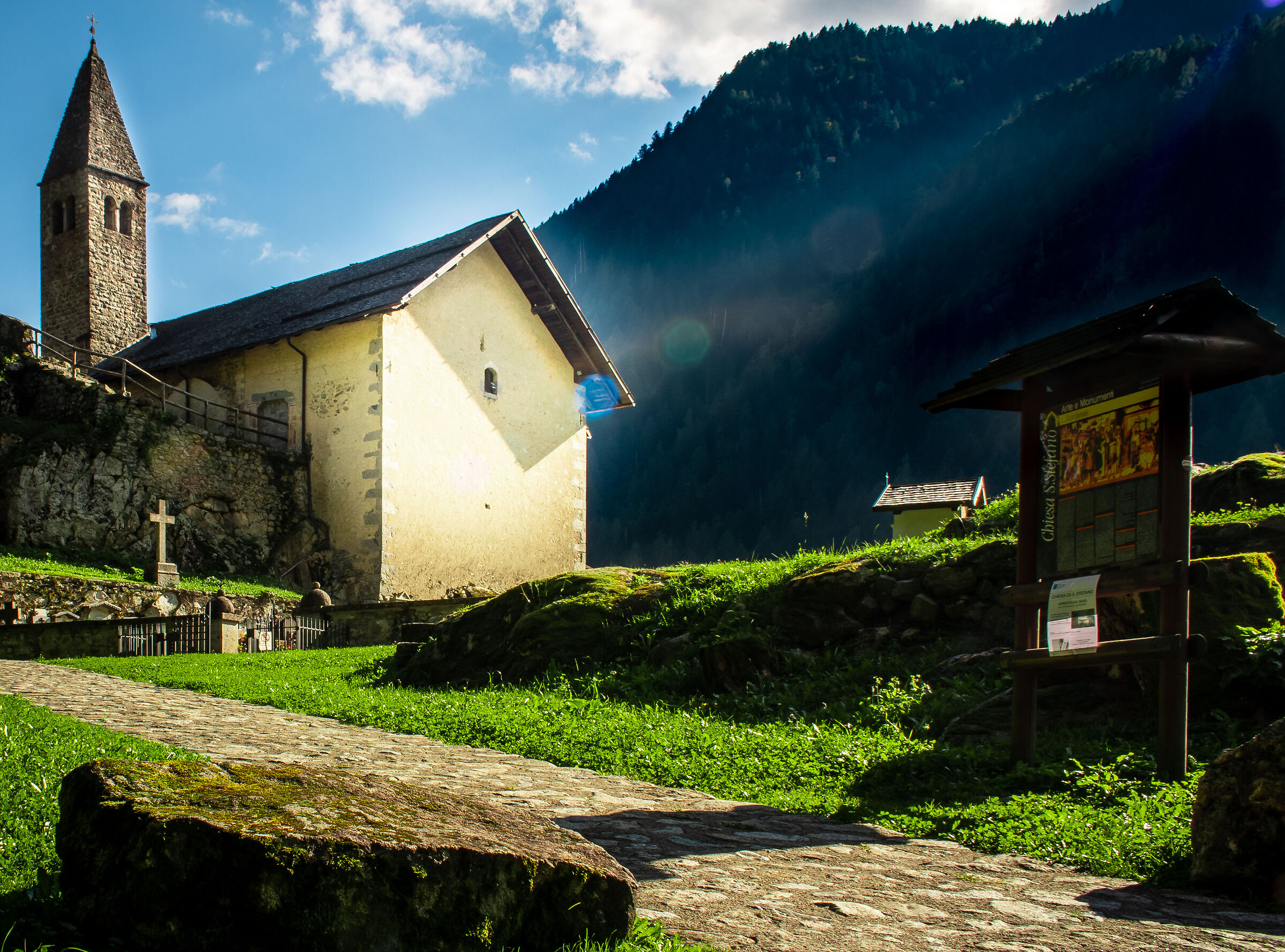 Ho visto la luce! Pinzolo Chiesa di S. Stefano