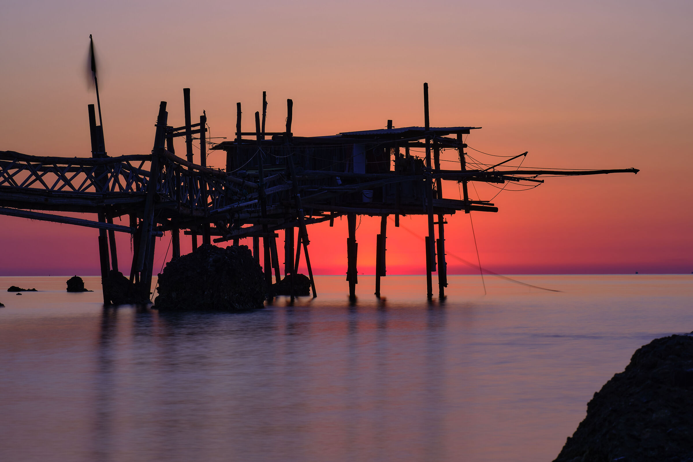 Trabocco at dawn Vasto