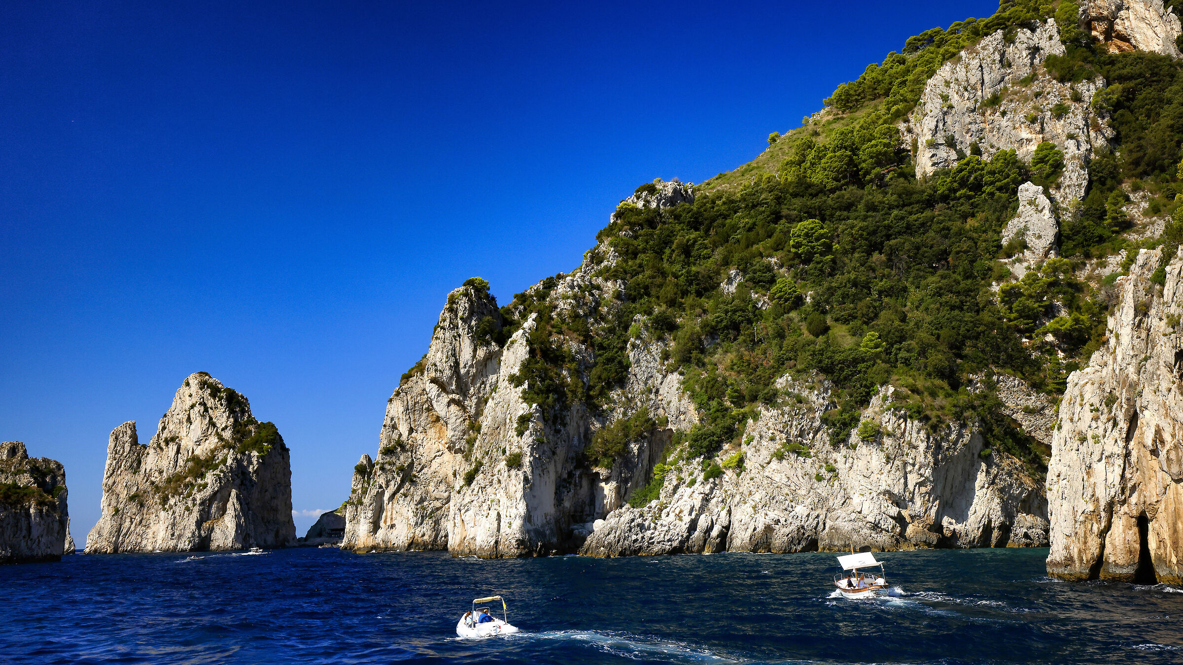 Around Capri.