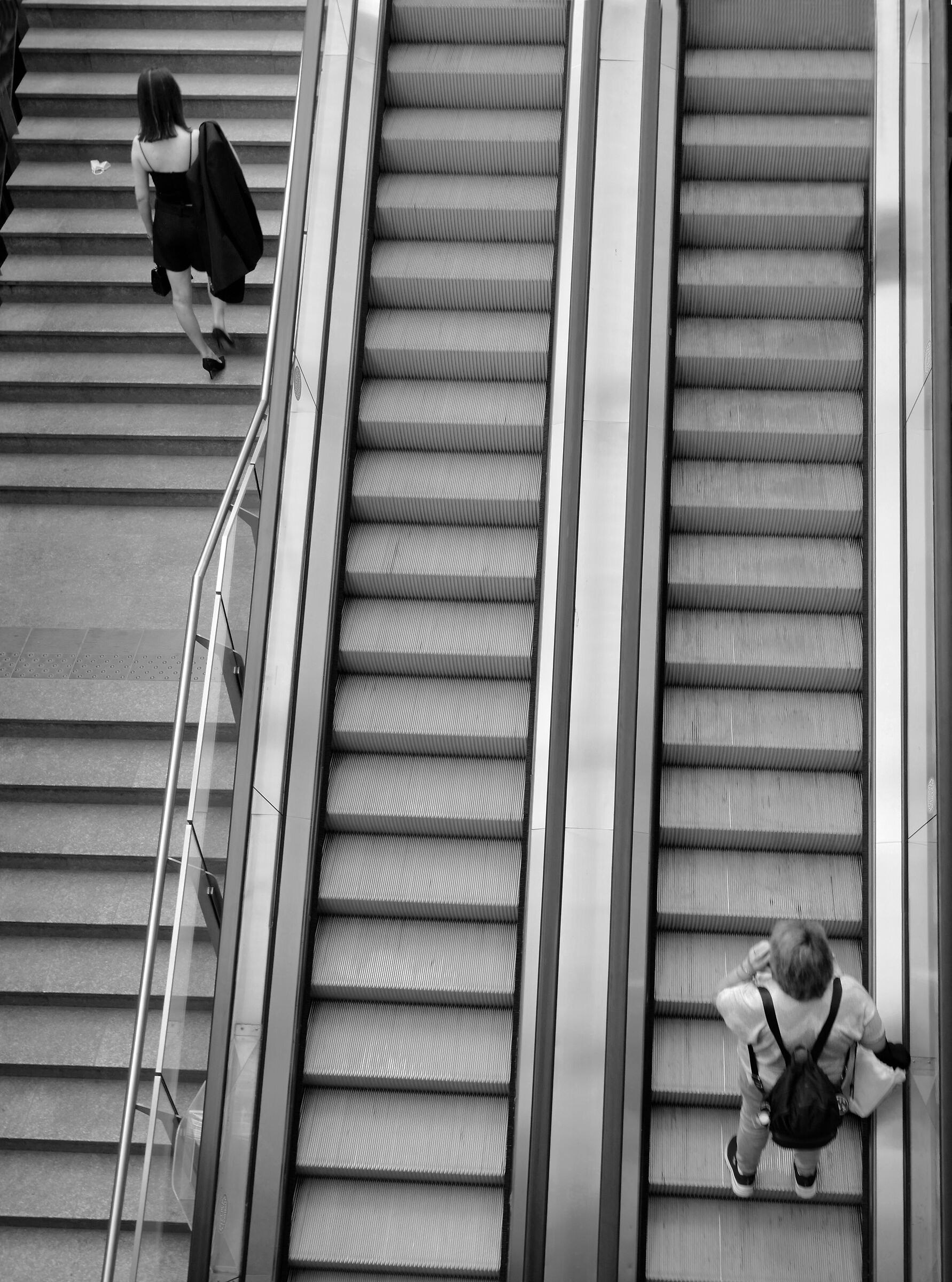 sulle scale ... ... e chi sale