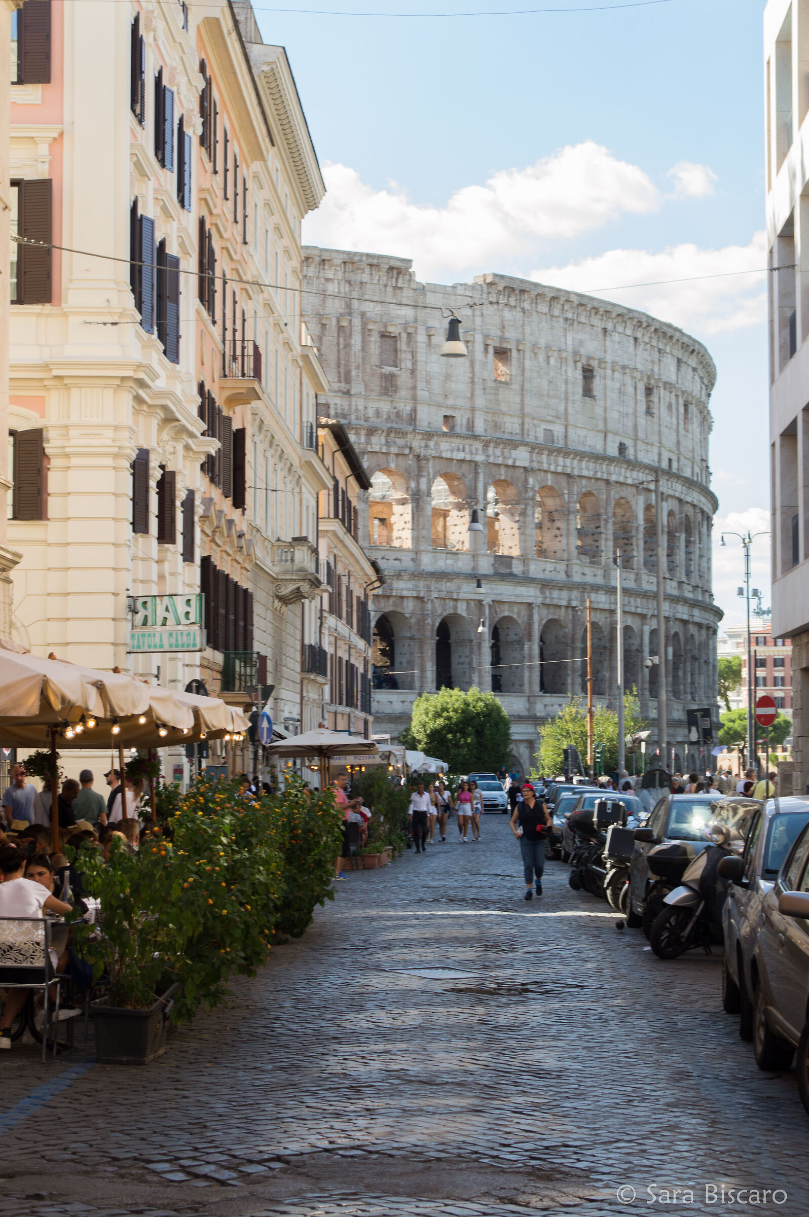 Sulla strada per il Colosseo