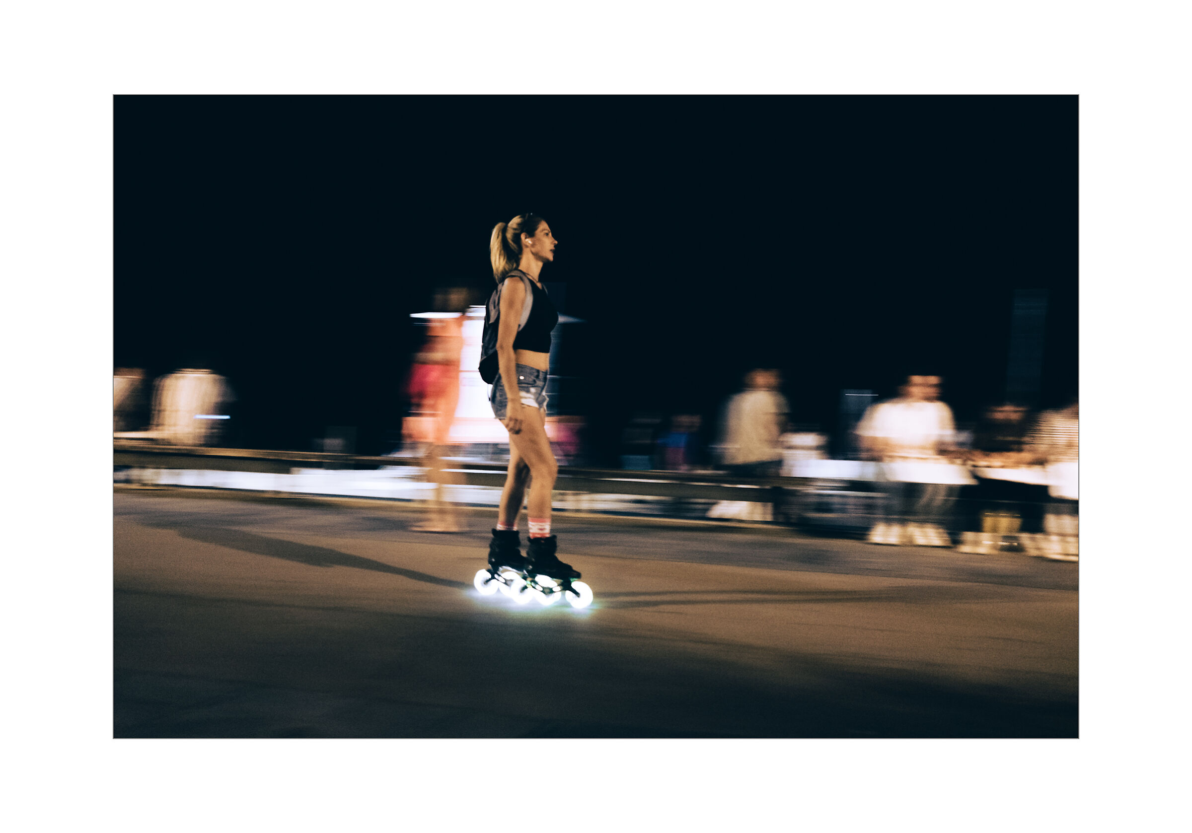 Night skating / Barceloneta