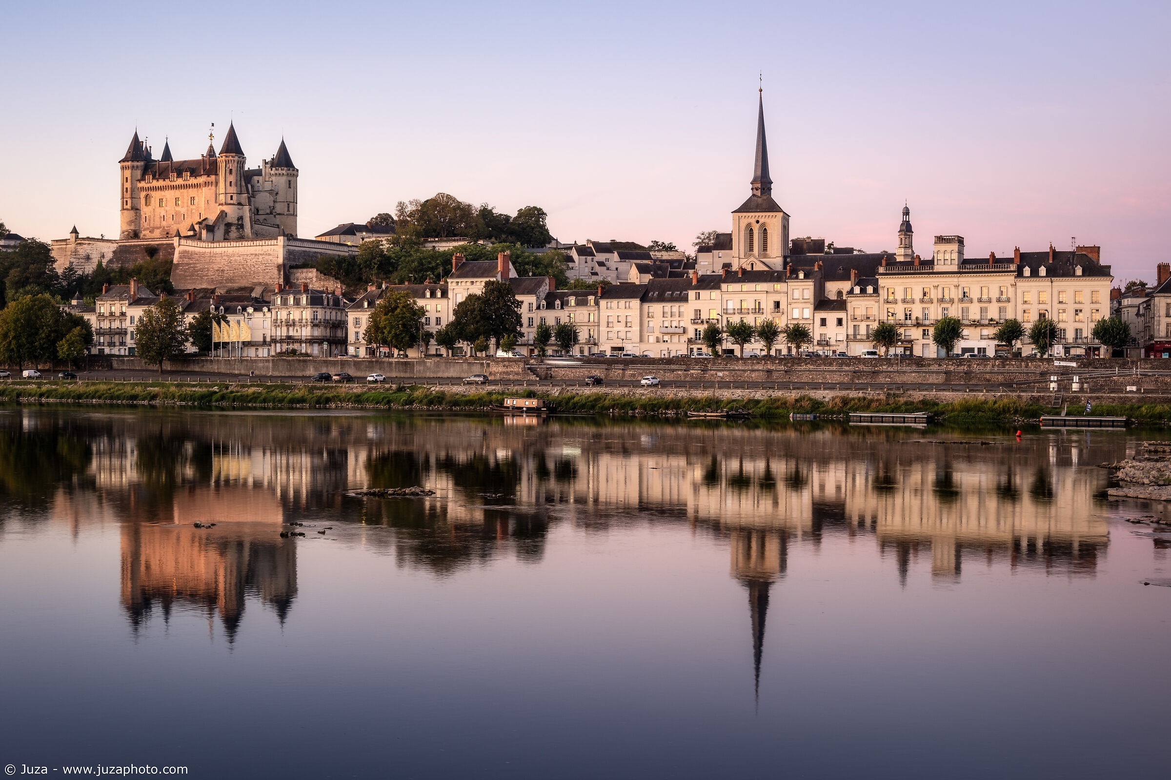 Saumur at dawn