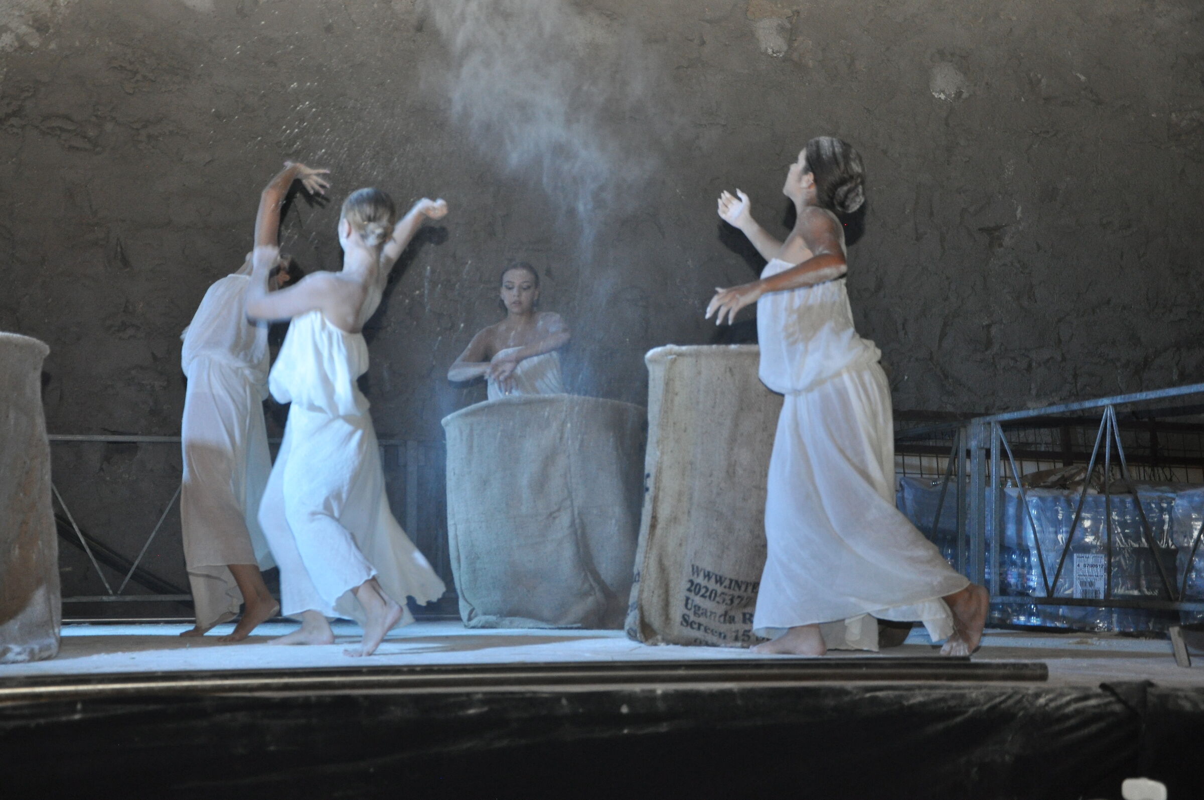 Folk dances in the street