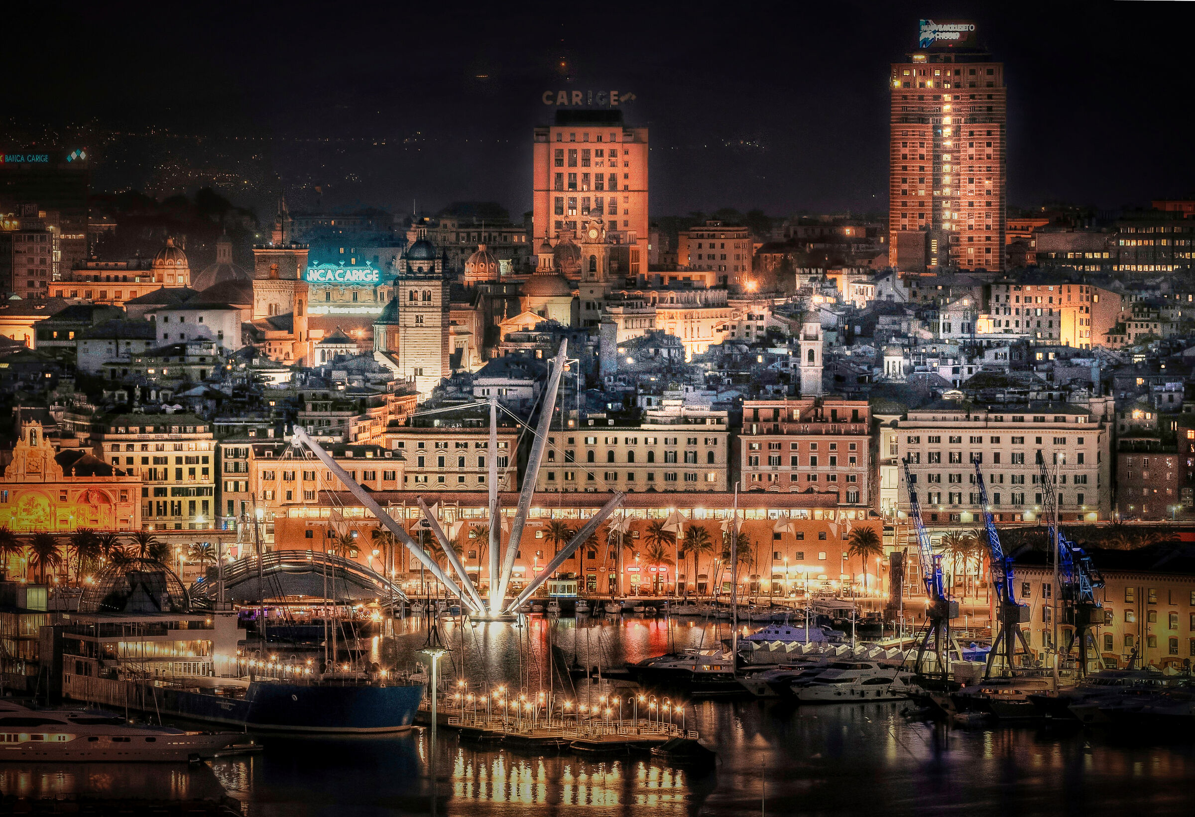 Genova ...di notte ancor piu' bella.