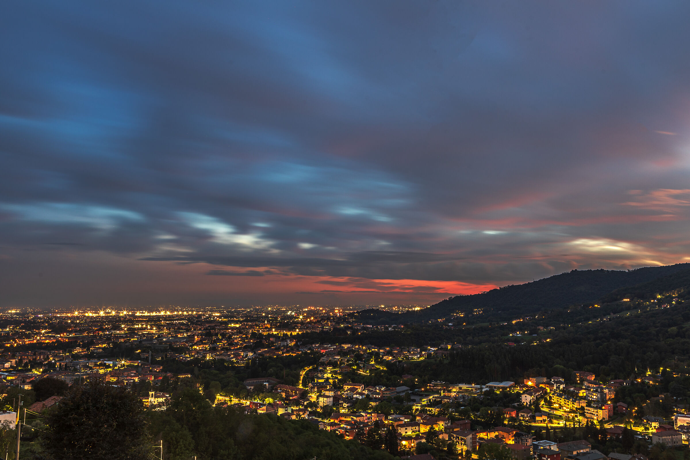 Cloudy sunset