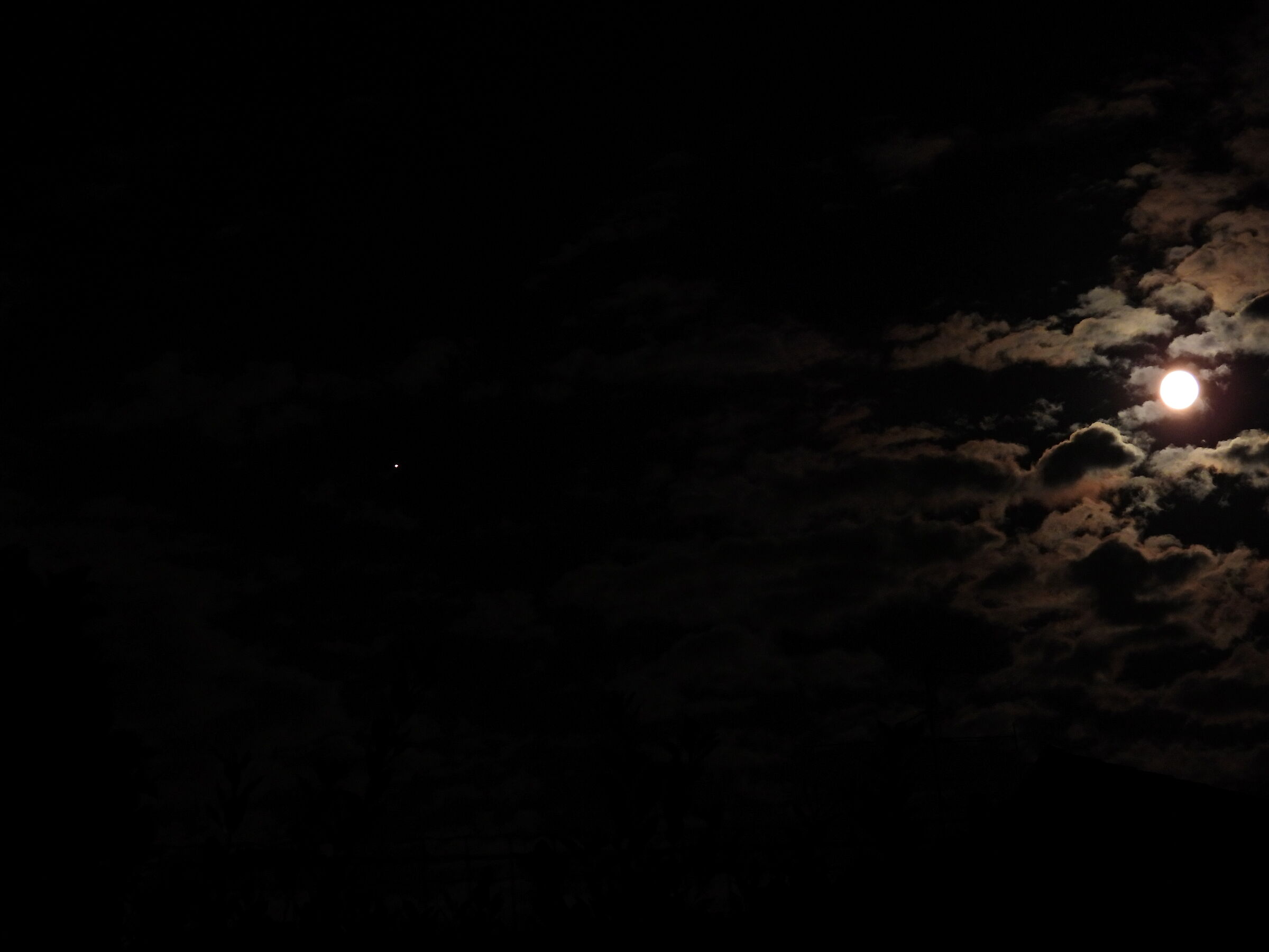 The Moon and Jupiter