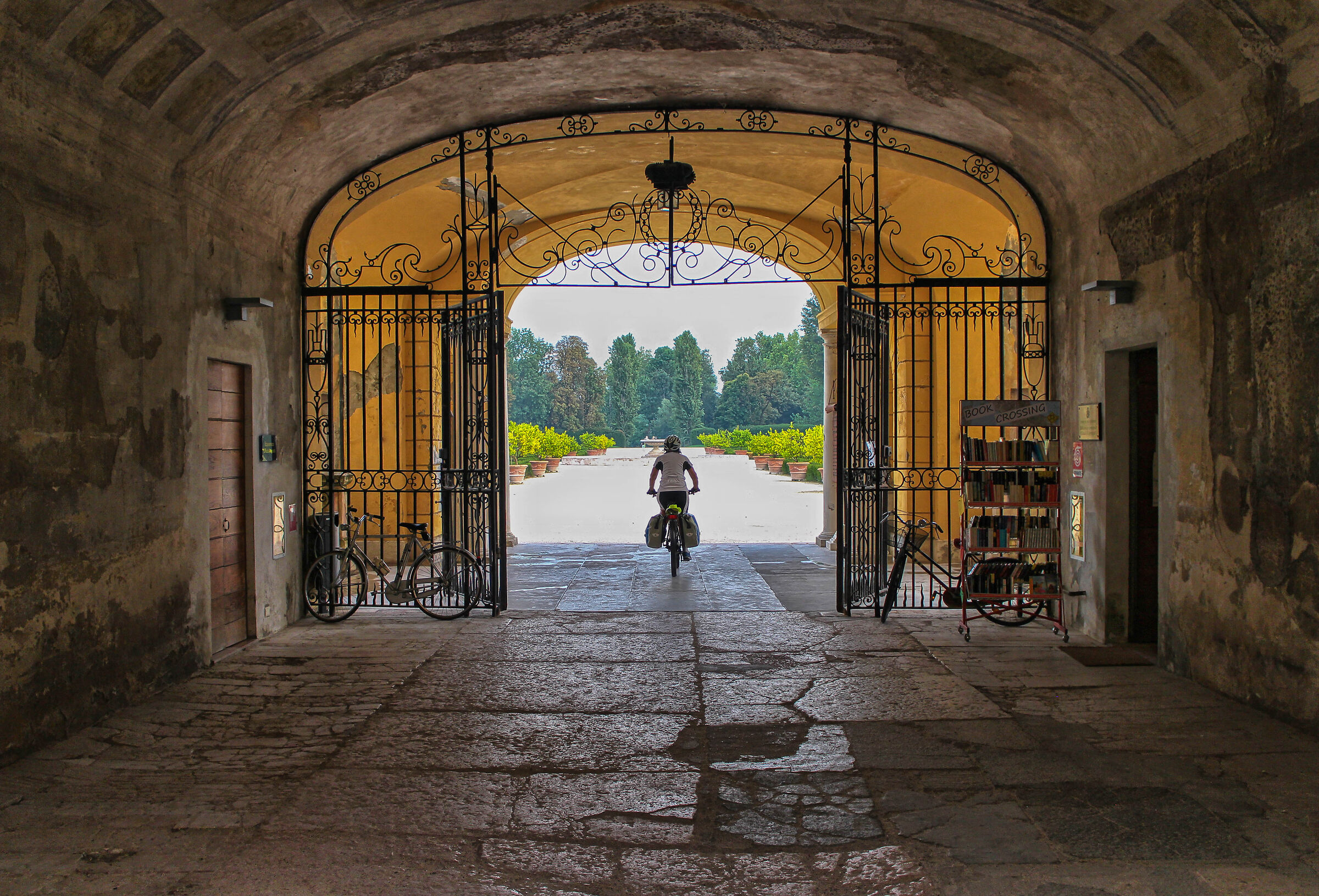 Beyond the gate ...