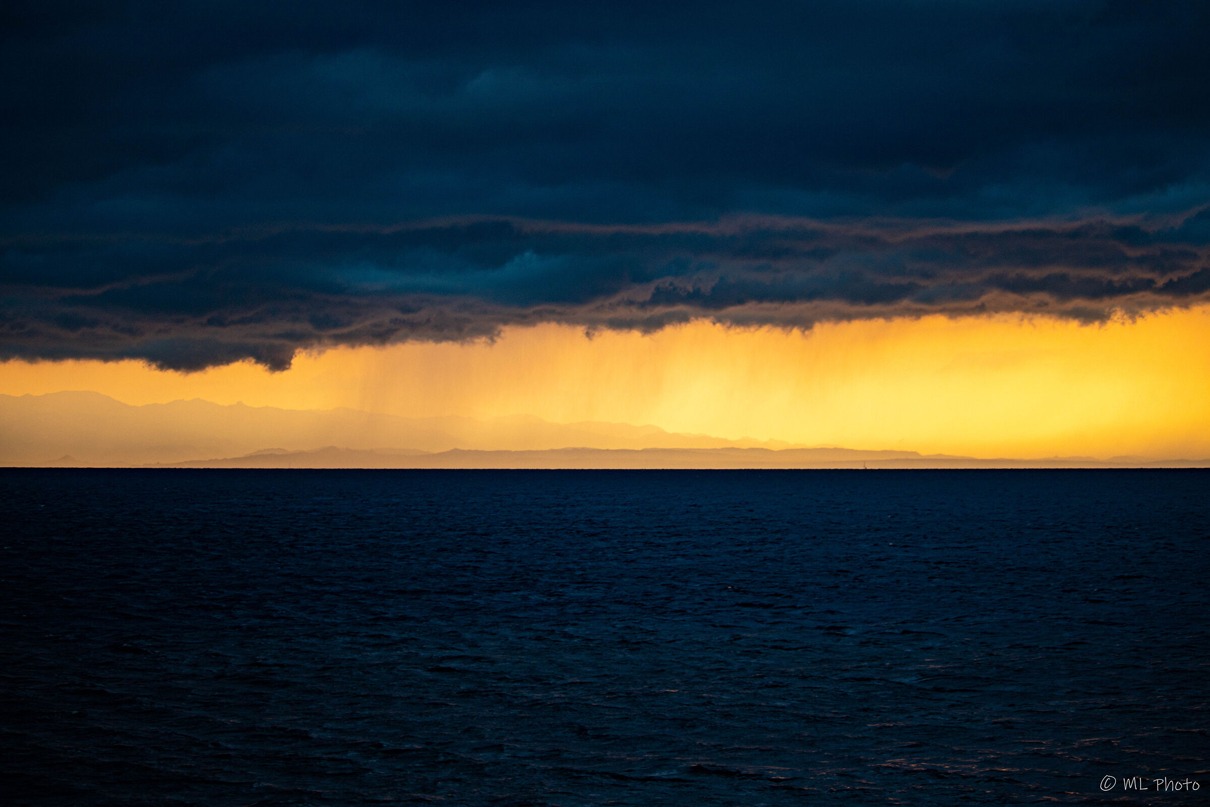 thunderstorm at dawn