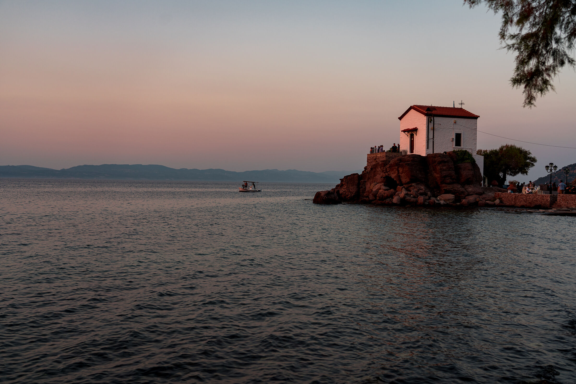 Skála Sykaminiás, nice village, during a weddi...