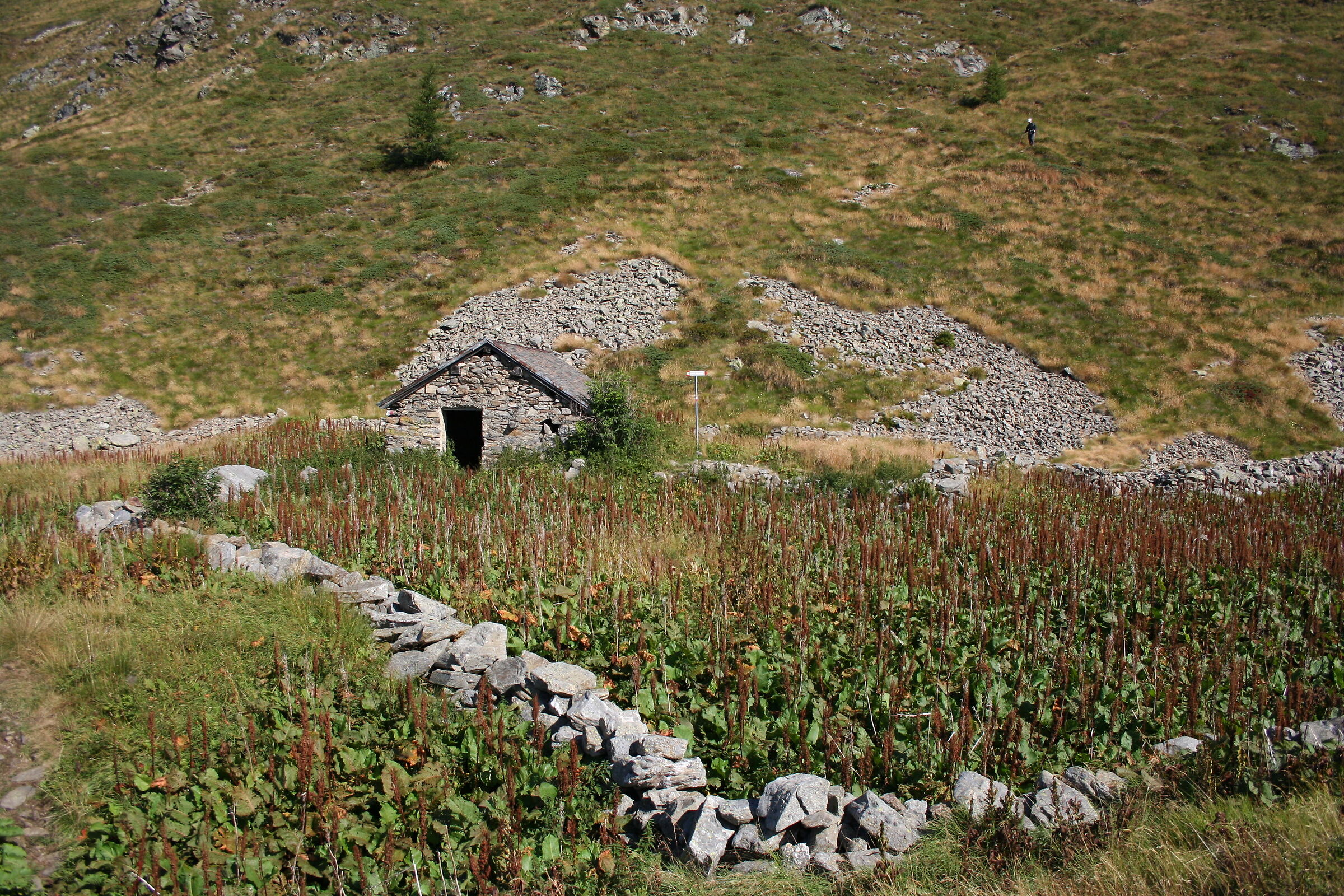l' abbandono della montagna