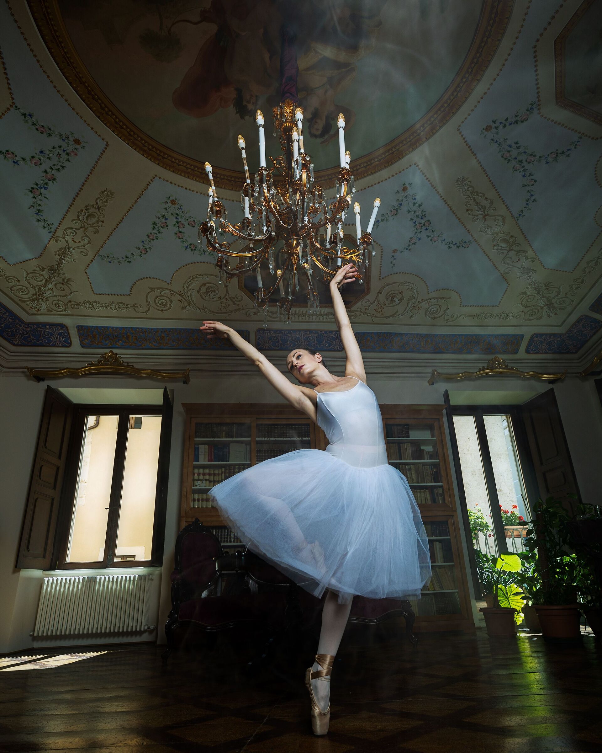 Dancing in the center