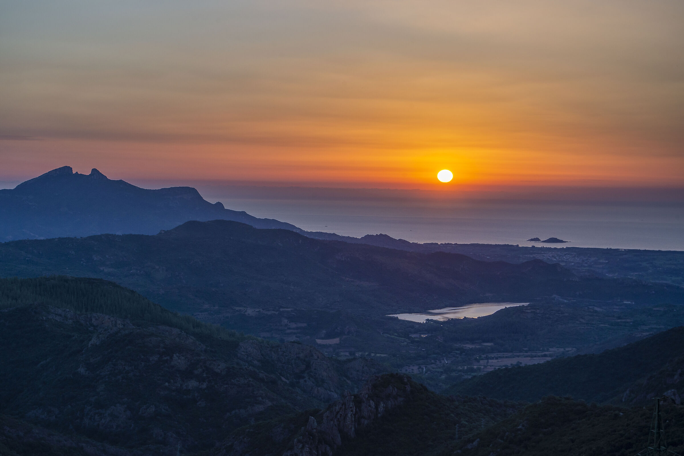 sunrise over Ogliastra