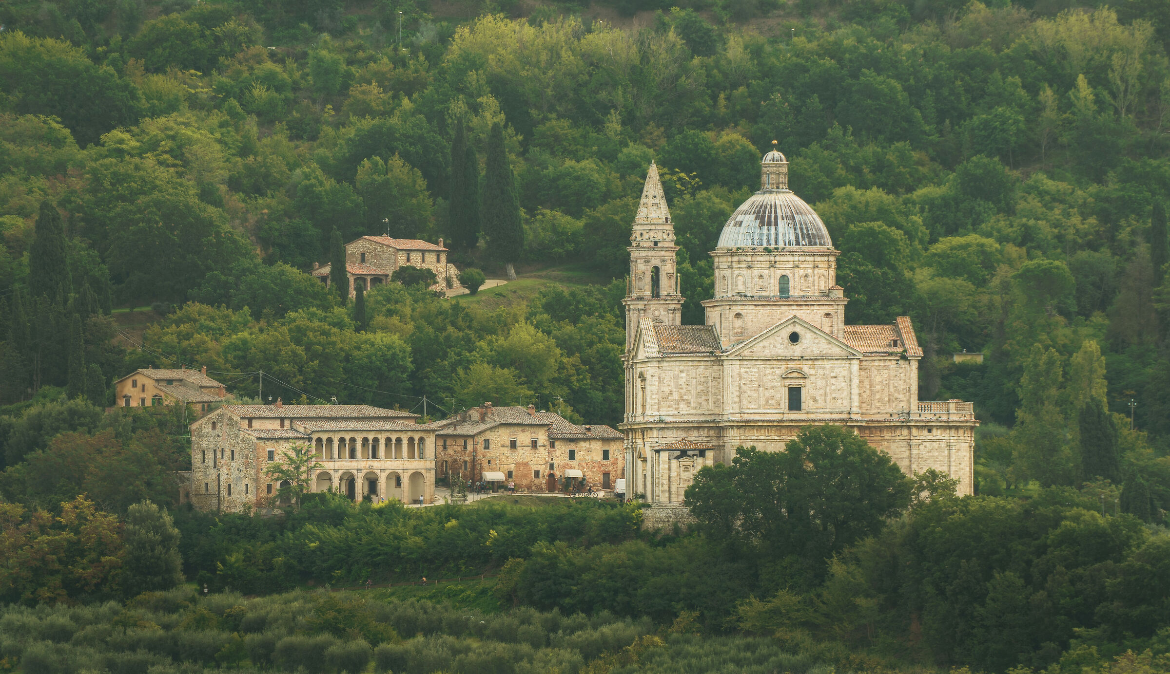 Nestled in the hill
