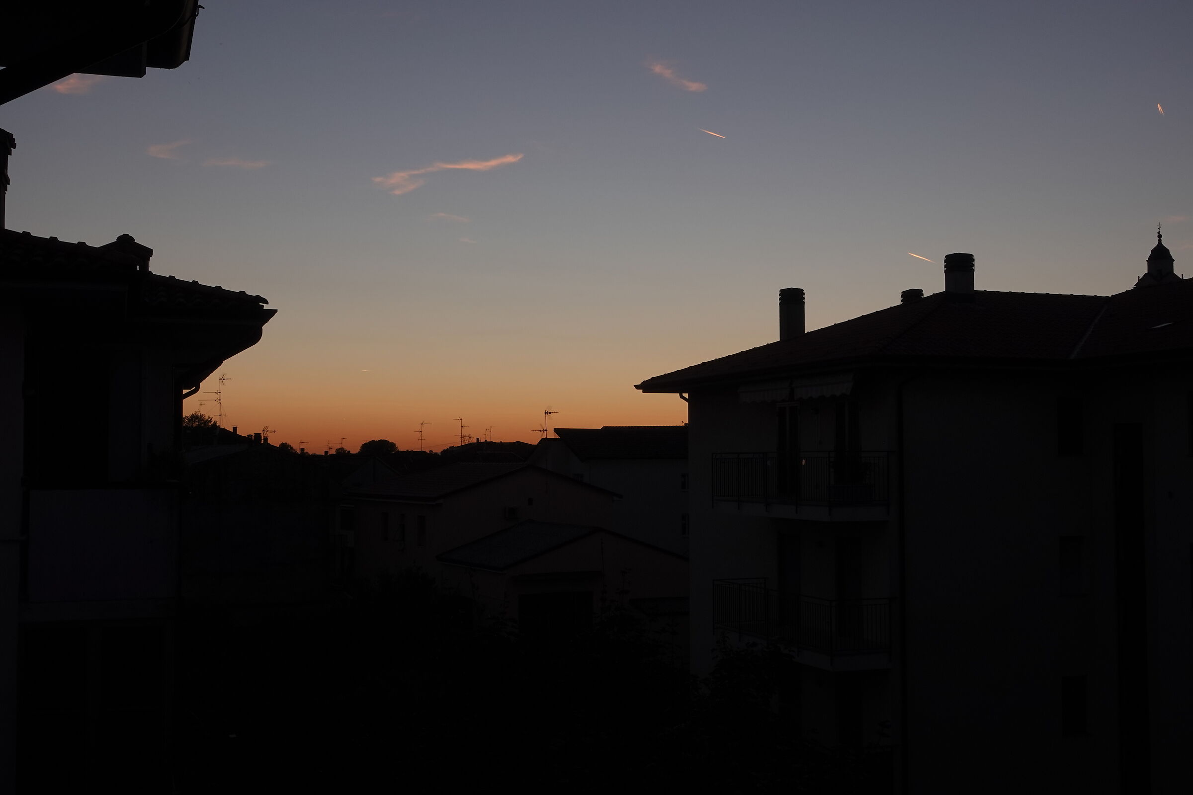 Tramonto sui tetti Vidigulfini