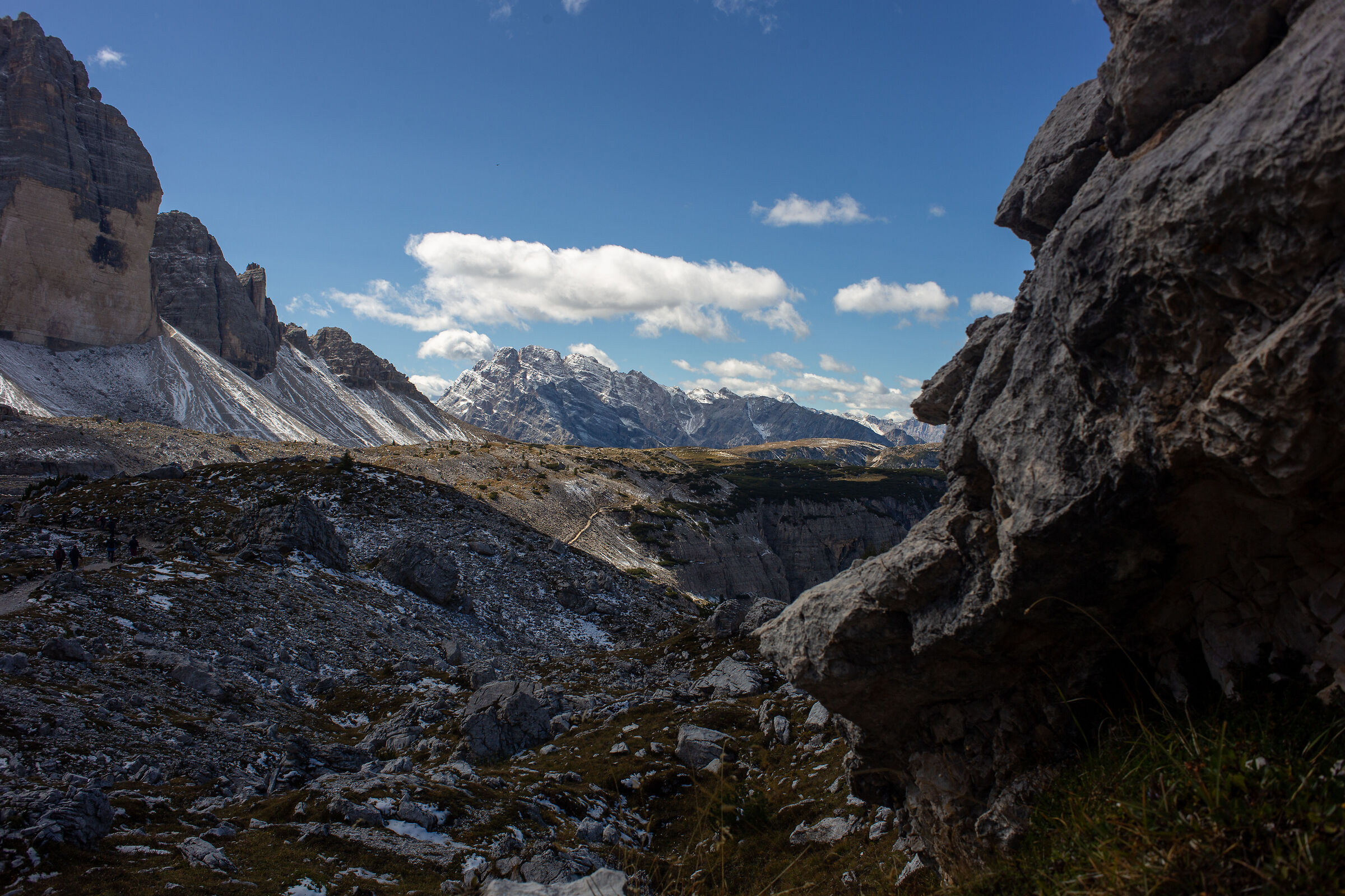 Veduta dalle Tre Cime di Lavaredo