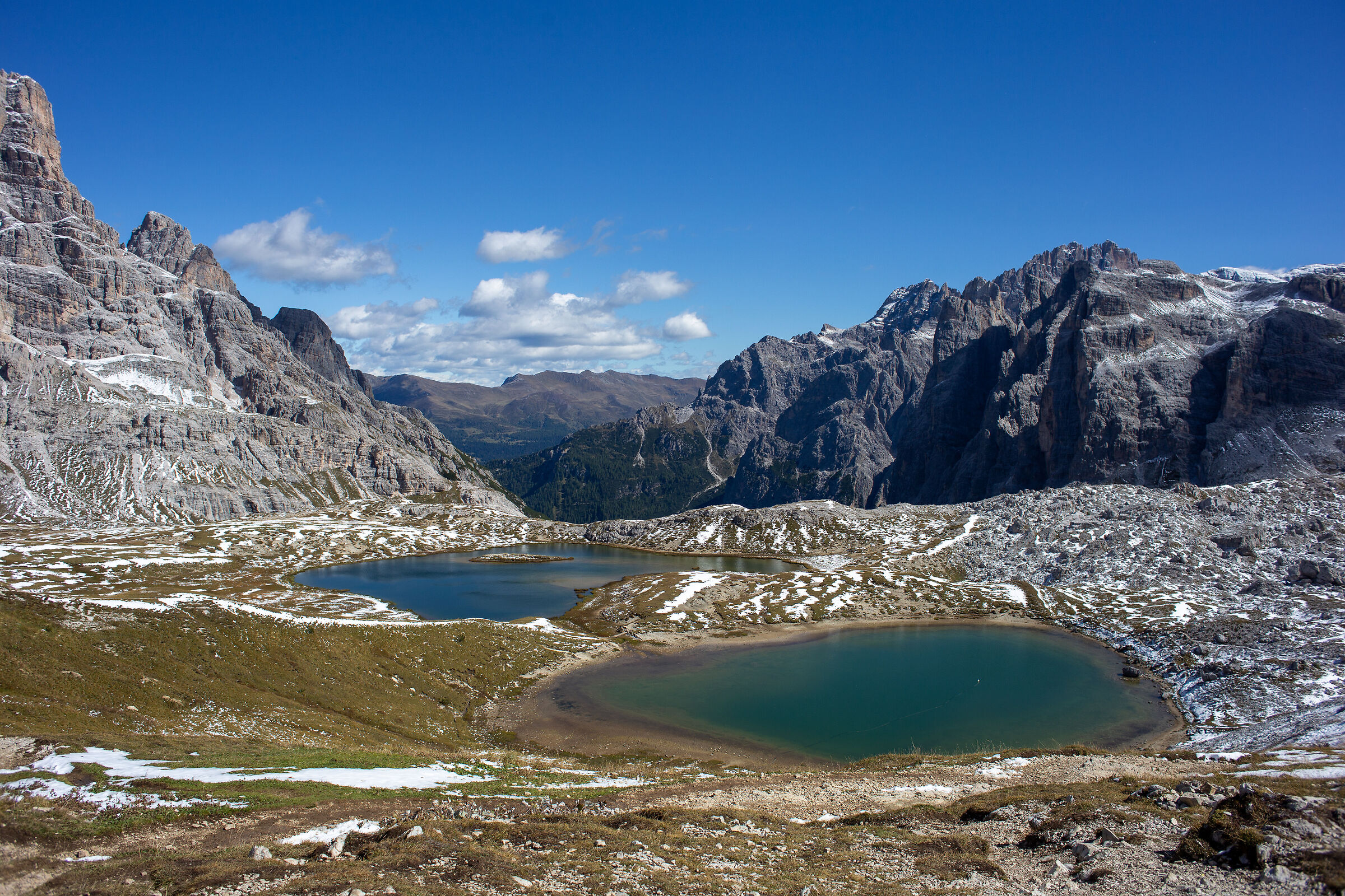 Veduta dalle Tre Cime di Lavaredo