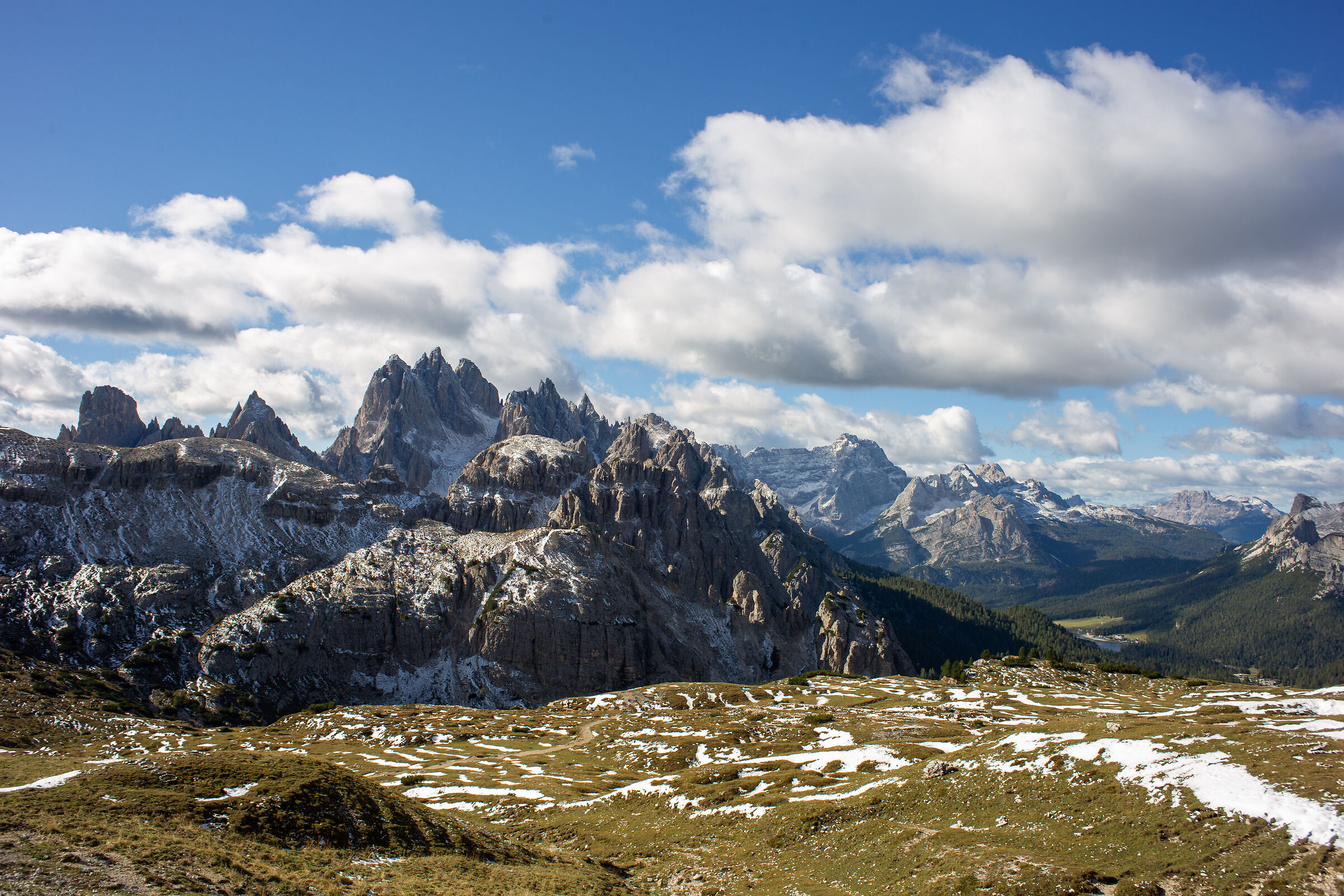Veduta dalle Tre Cime di Lavaredo