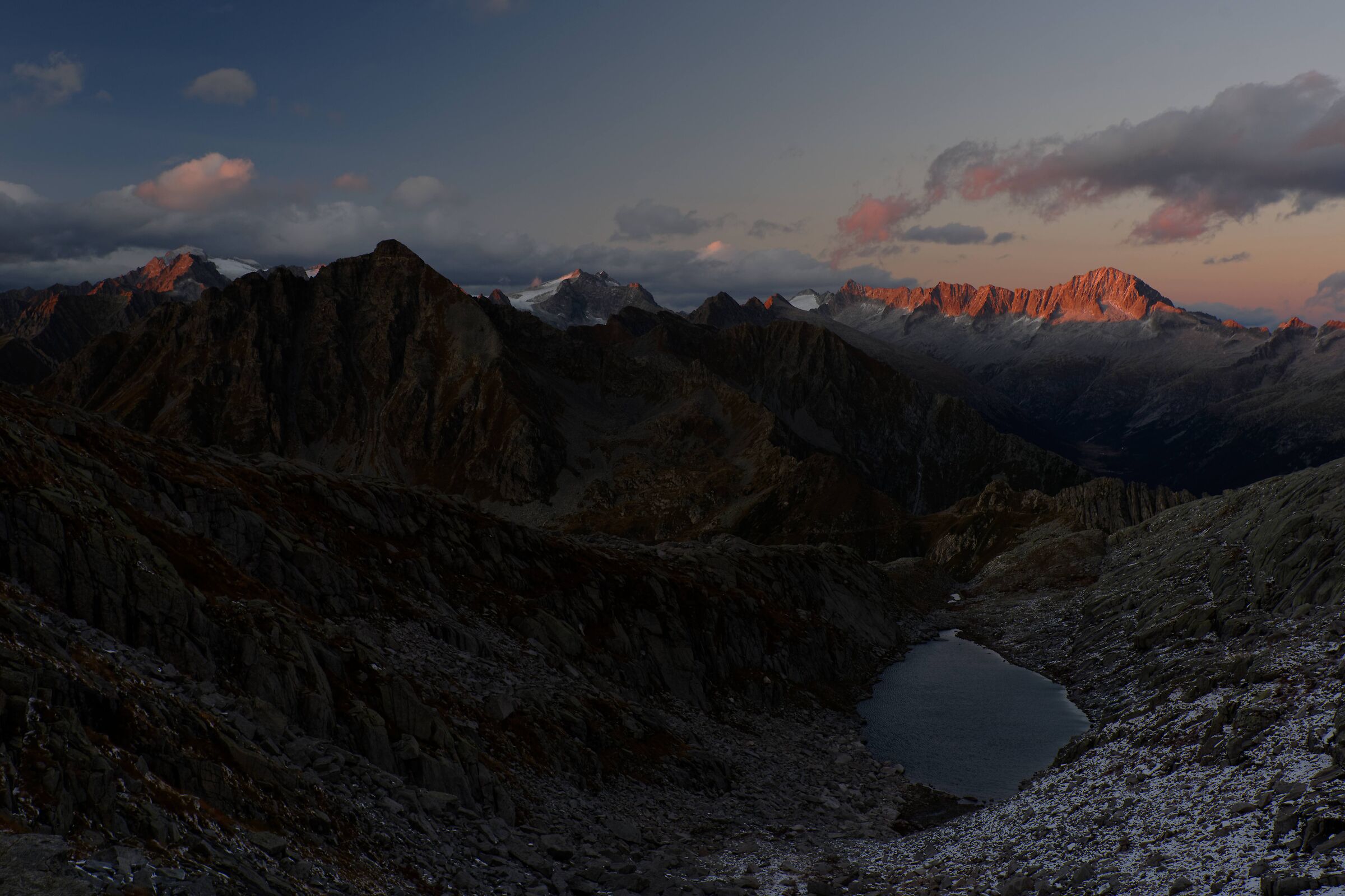 Tramonto al rif. Maria e Franco