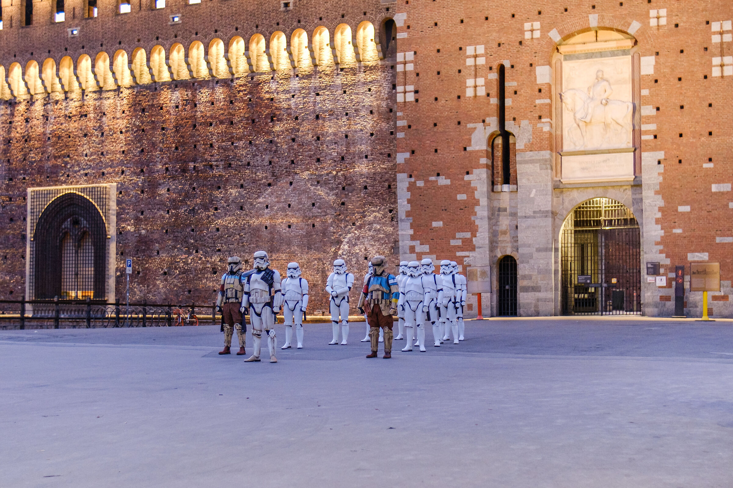 Stormtrooper at Castello Sforzesco