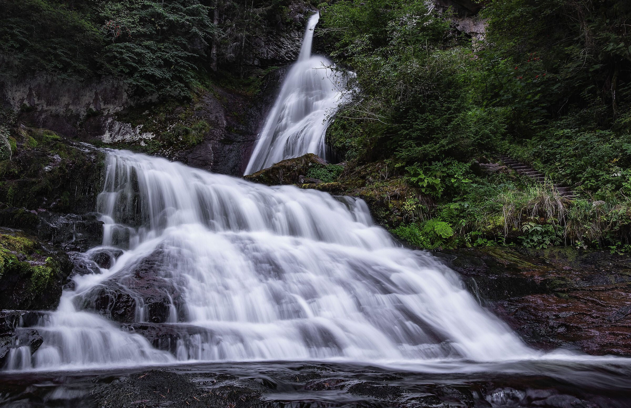 Cavalese waterfall