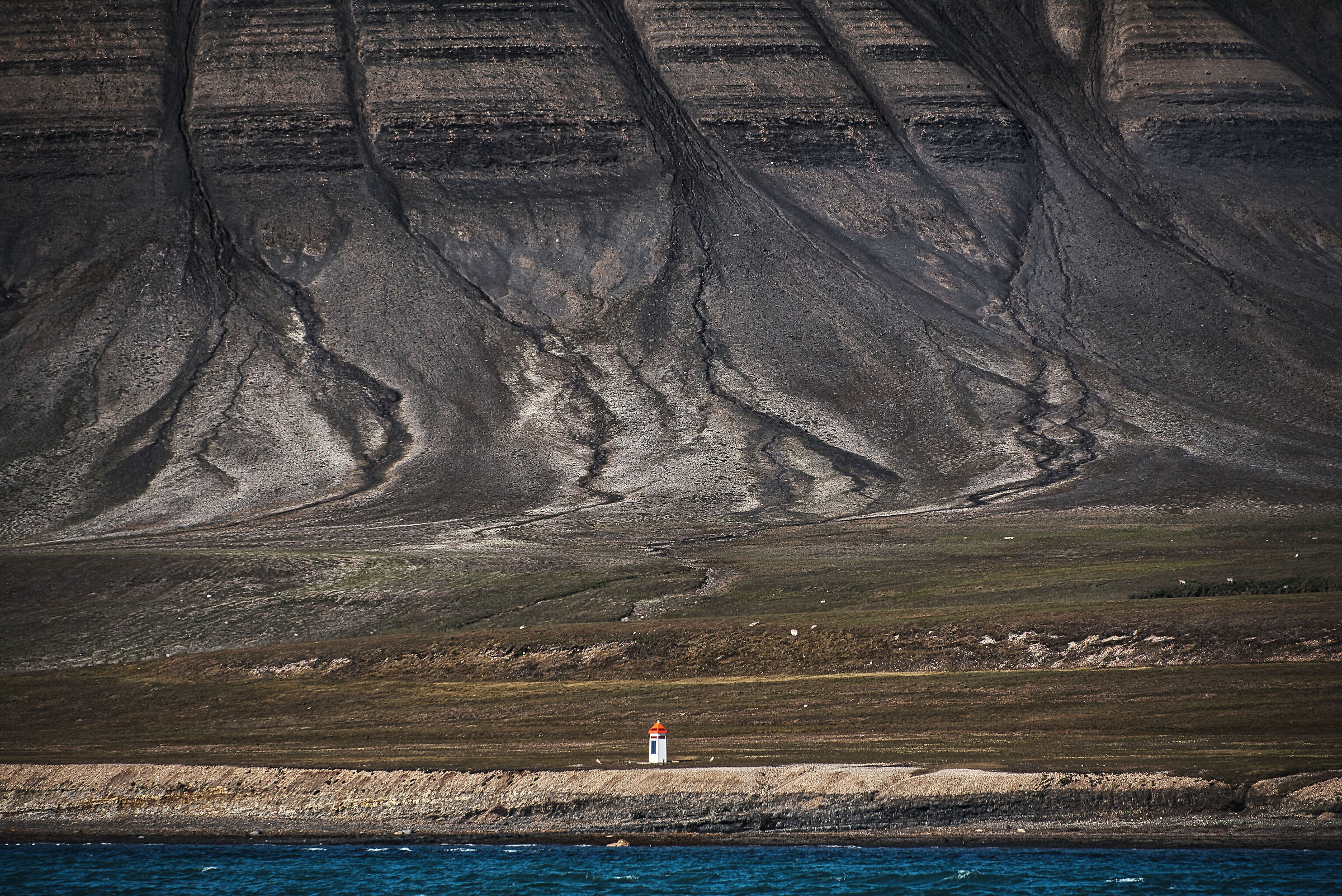 La costa delle Svalbard
