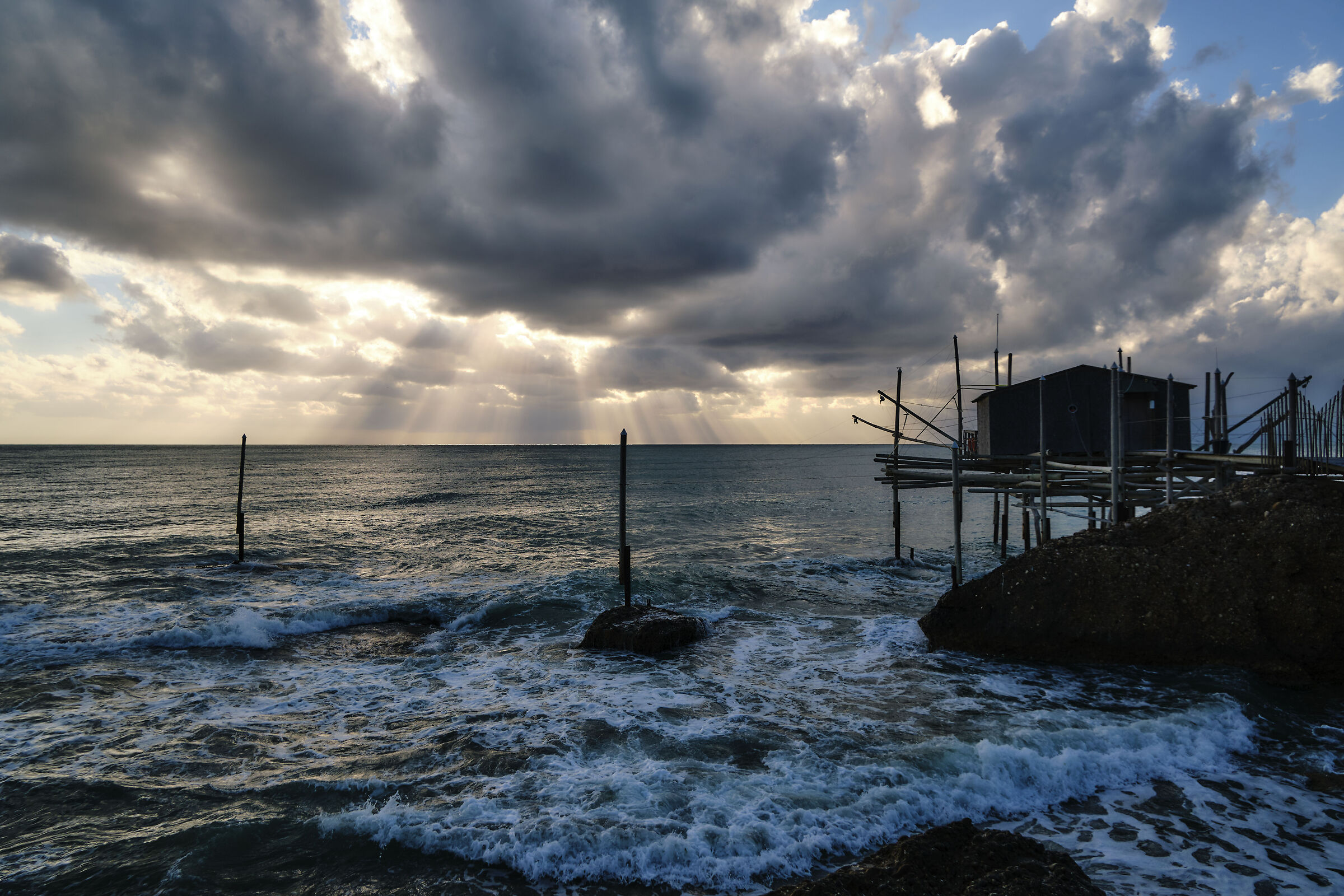 Trabocco at dawn, Vasto