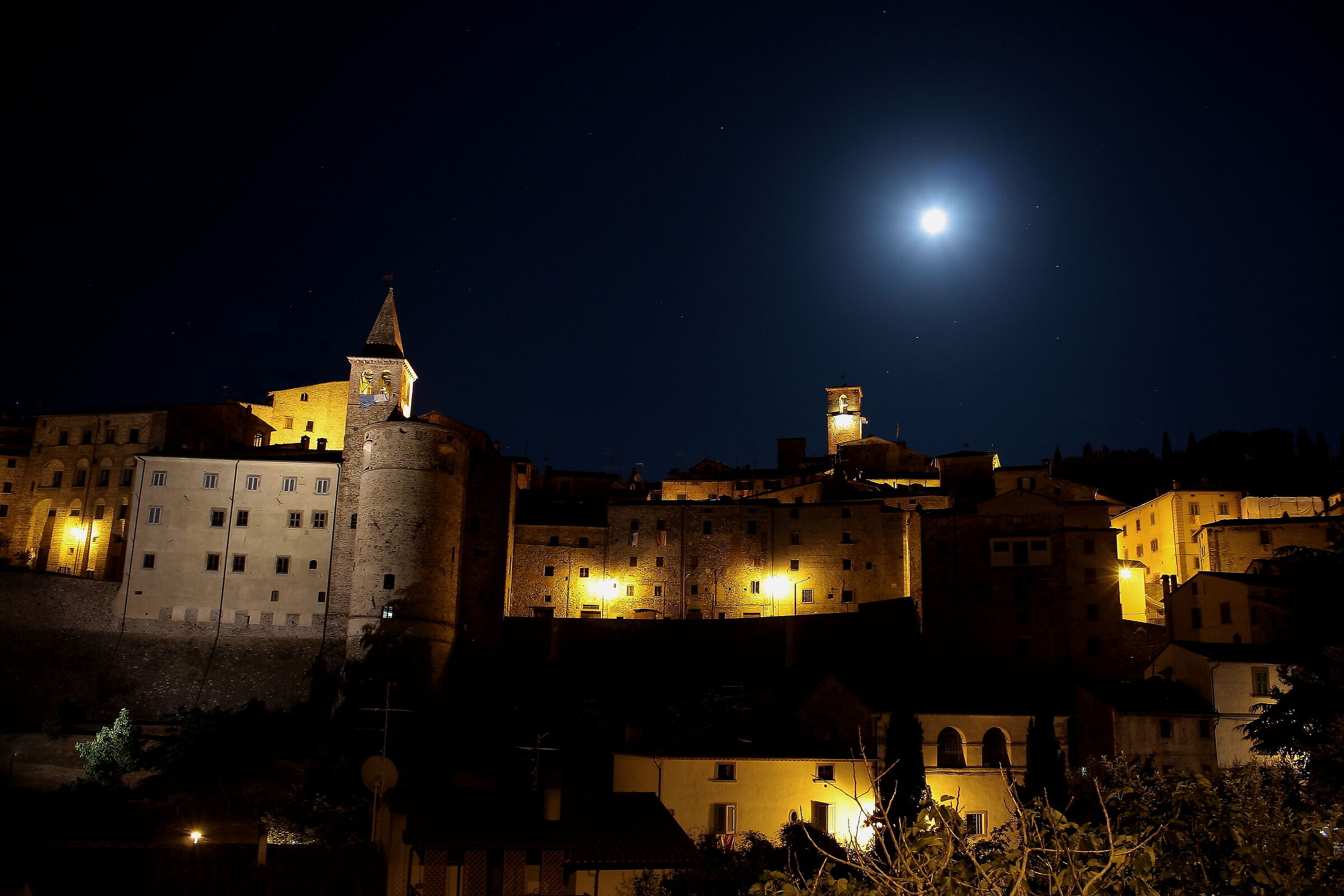 The fortified side of Anghiari