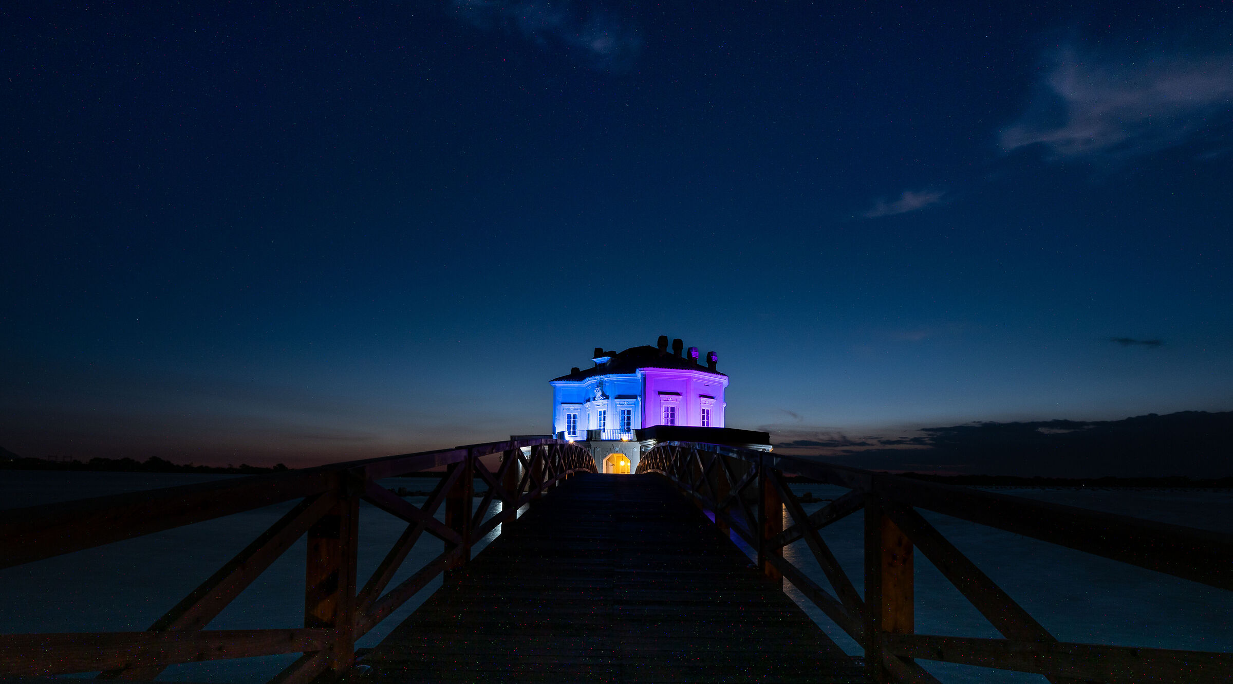 Casina Vanvitelliana blue hour