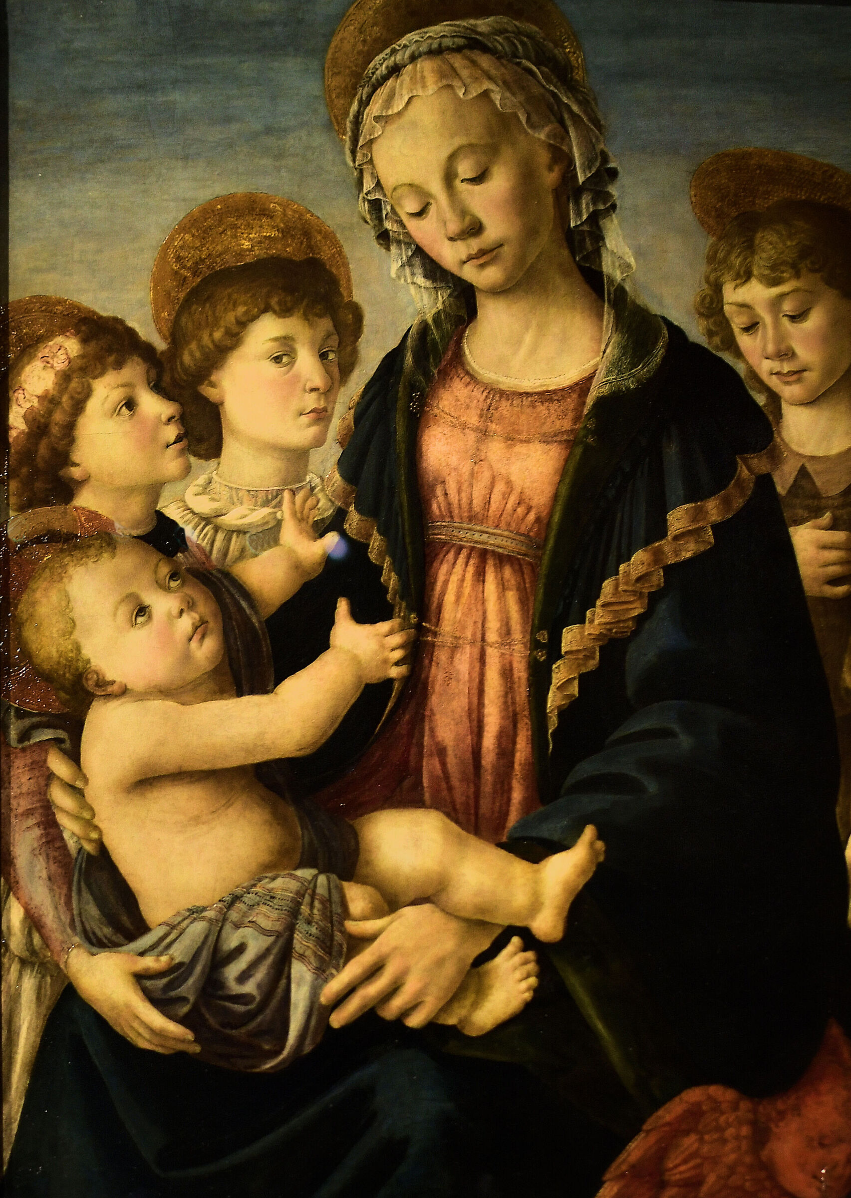 Botticelli: Madonna col Bambino S. Giovannino e angeli