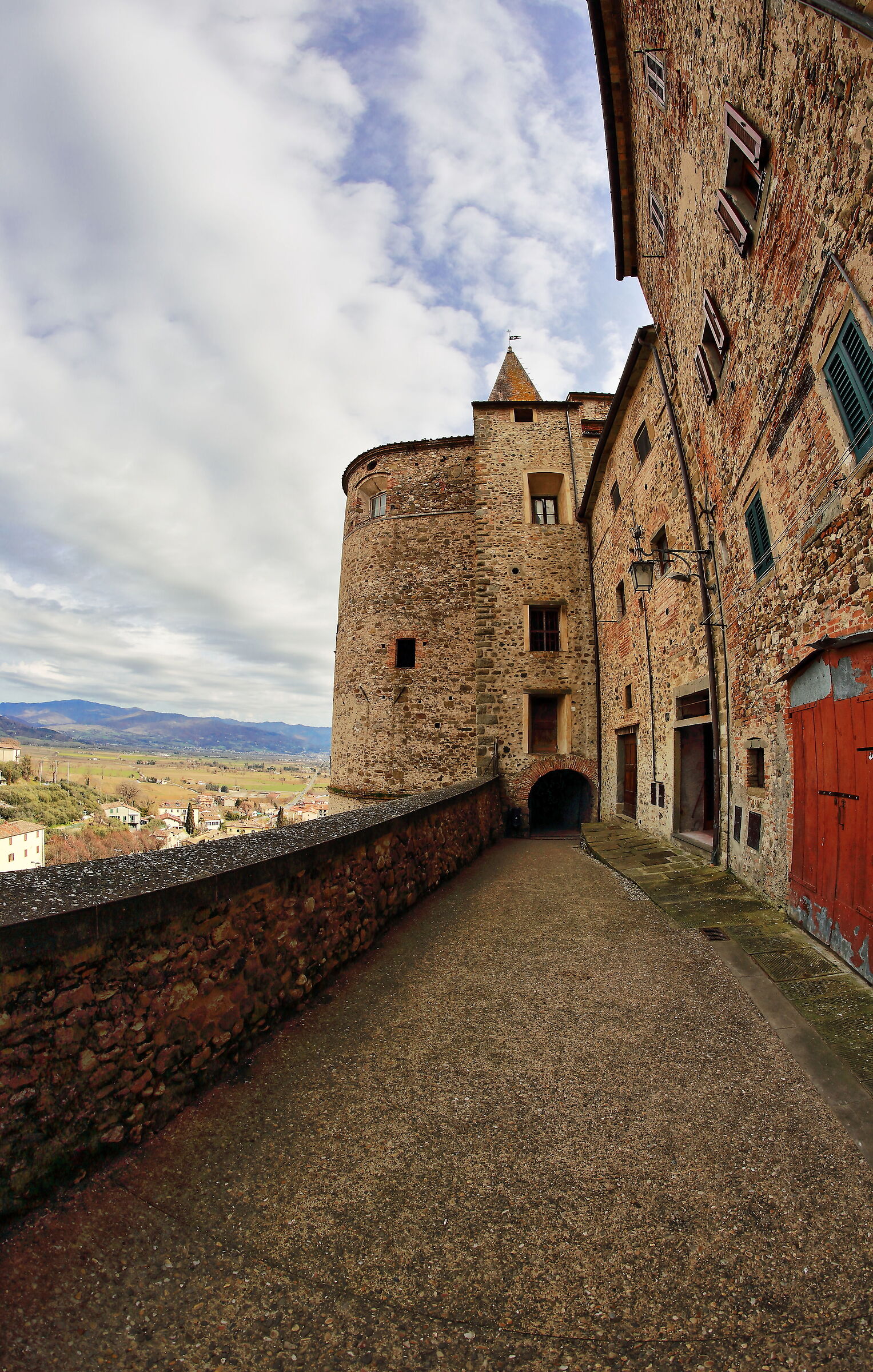 The Ancient Via di Ronda in Anghiari