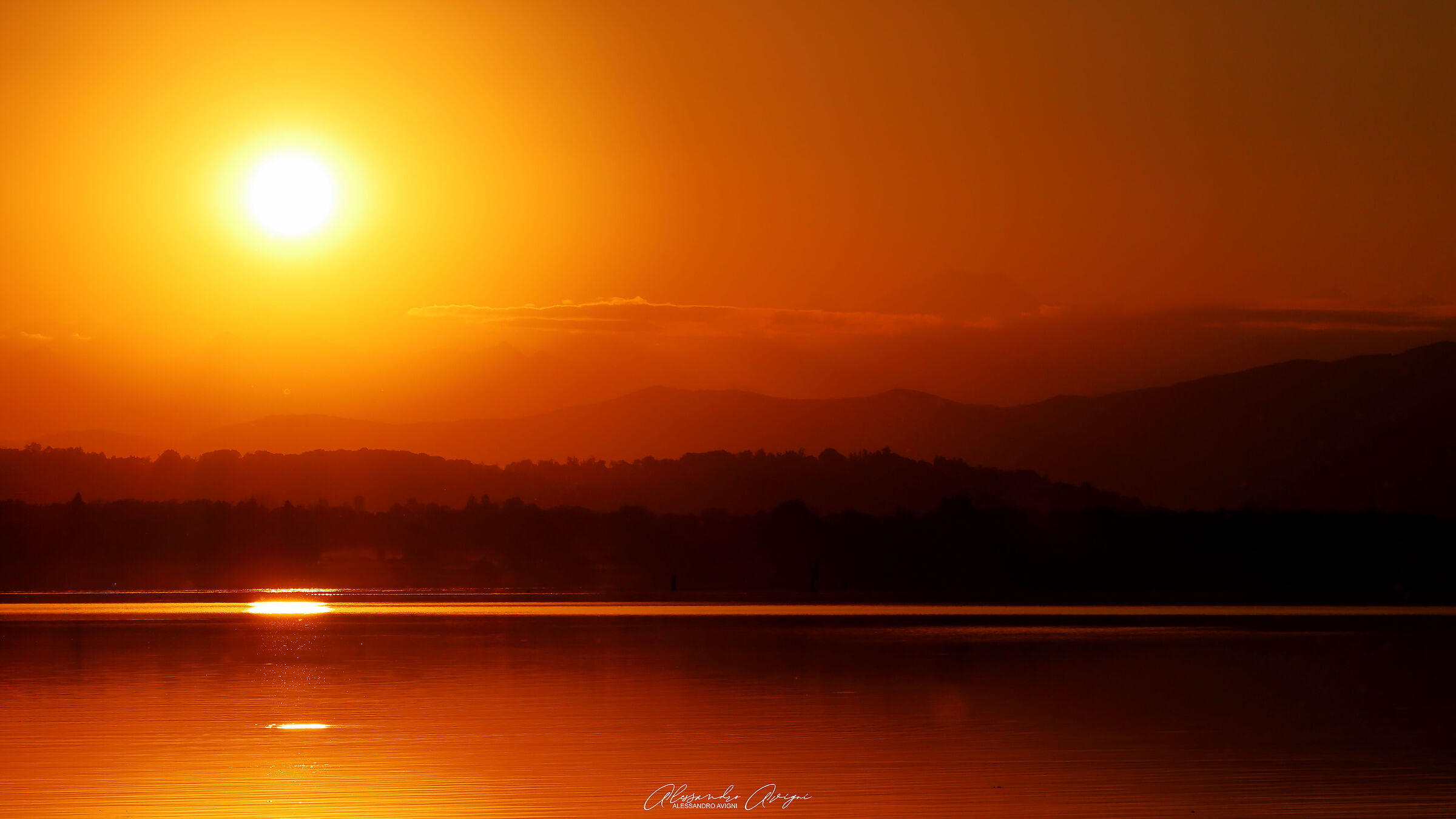 Lago di Varese e Monte Rosa